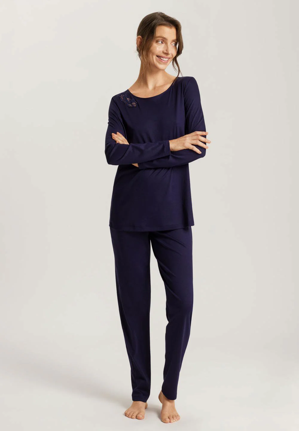 Anne NW L/SLV Pajama | evening blue 074894-072621 - Image 2