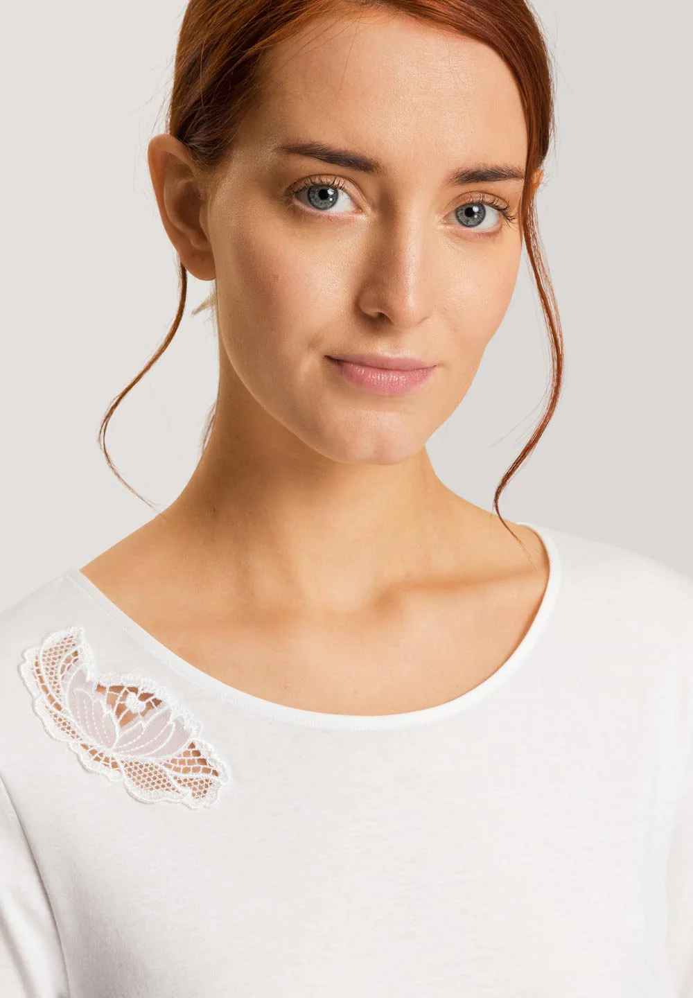 Anne NW L/SLV Pajama | off white 074894-070102 - Image 5
