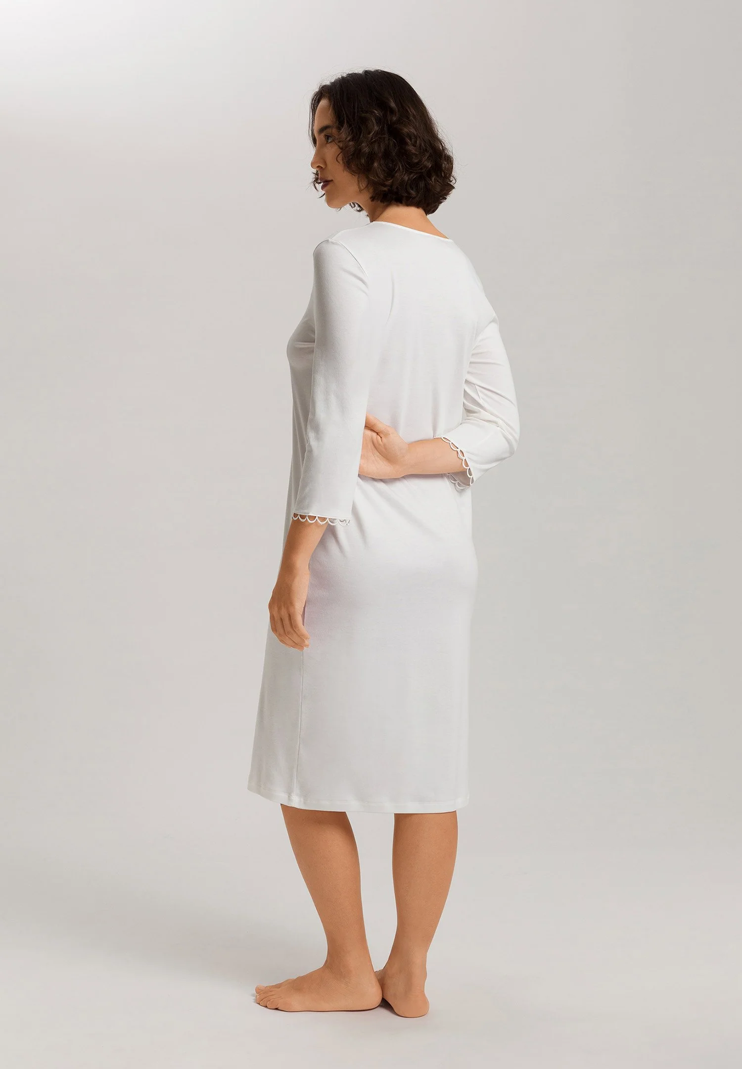 Anouk 3/4 SLV Nightdress 110cm | off white 074809-070102 - Image 4