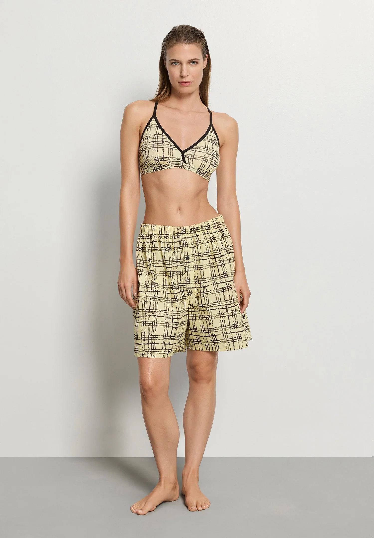 Arthur Arbesser X Hanro Boxers | tartan print 076369-073069 - Image 10