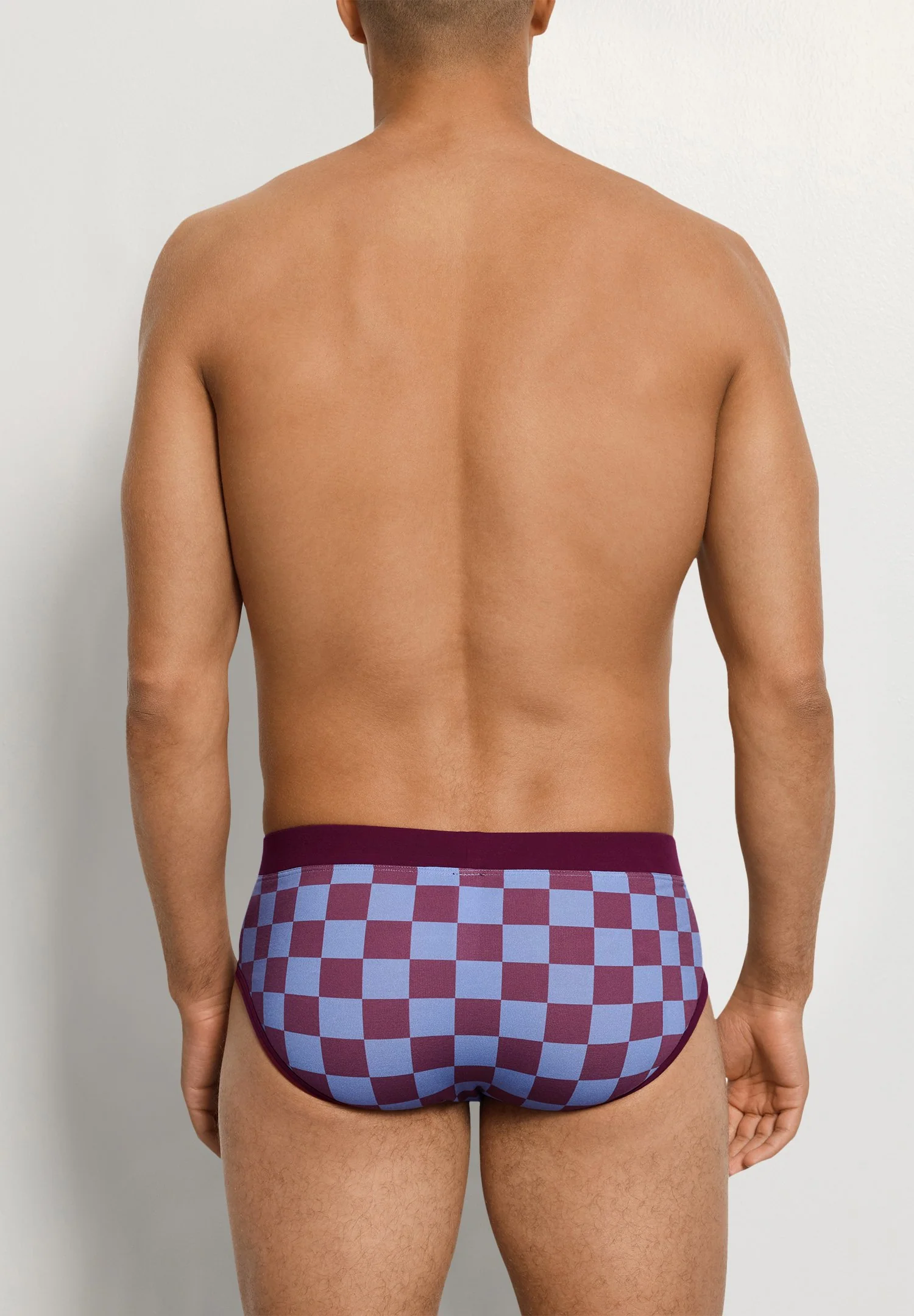 Arthur Arbesser X Hanro Briefs | chess print 076365-073068 - Image 4