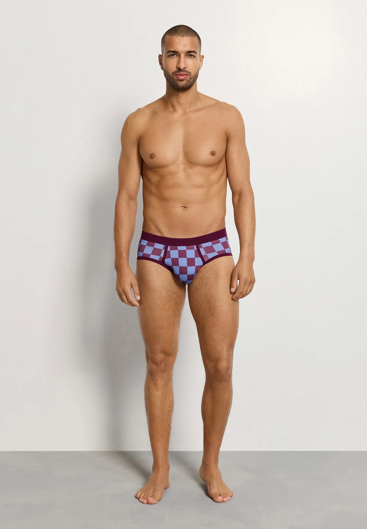 Arthur Arbesser X Hanro Briefs | chess print 076365-073068 - Image 5