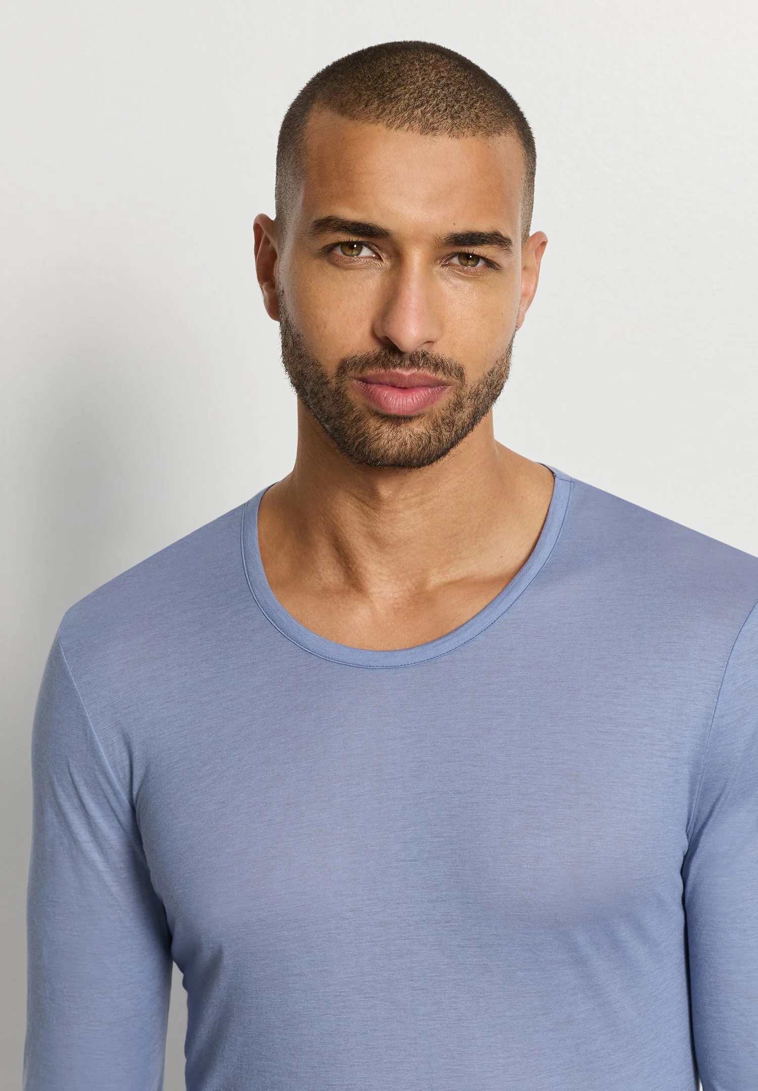Arthur Arbesser X Hanro L/SLV Shirt | stonewash 076334-072538 - Image 12
