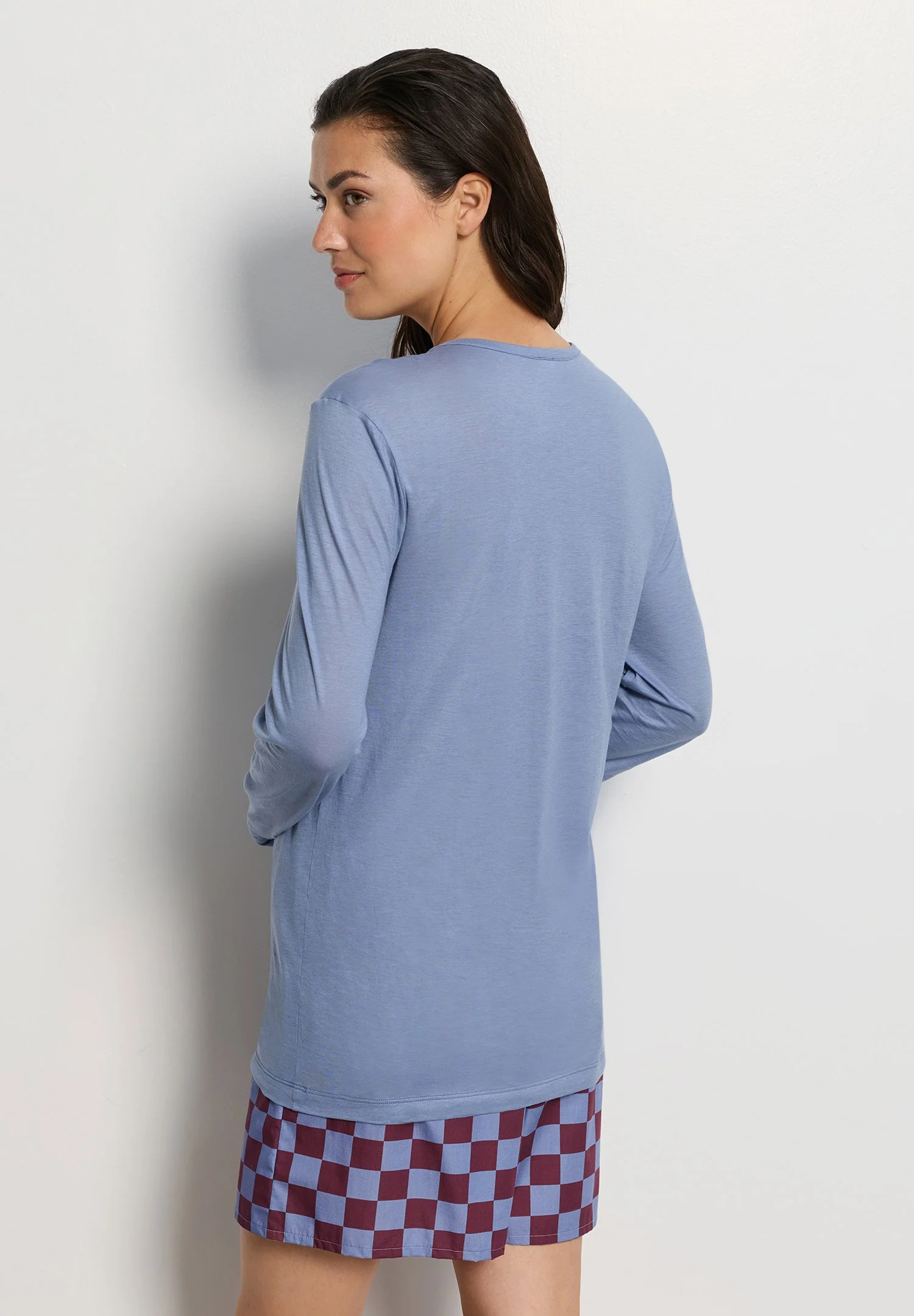Arthur Arbesser X Hanro L/SLV Shirt | stonewash 076334-072538 - Image 7