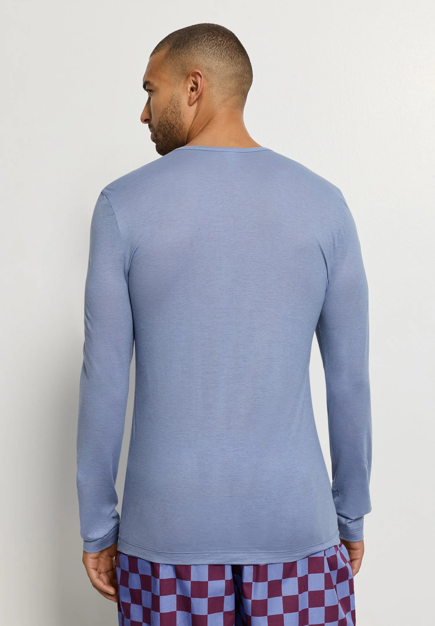 Arthur Arbesser X Hanro L/SLV Shirt | stonewash 076334-072538 - Image 8