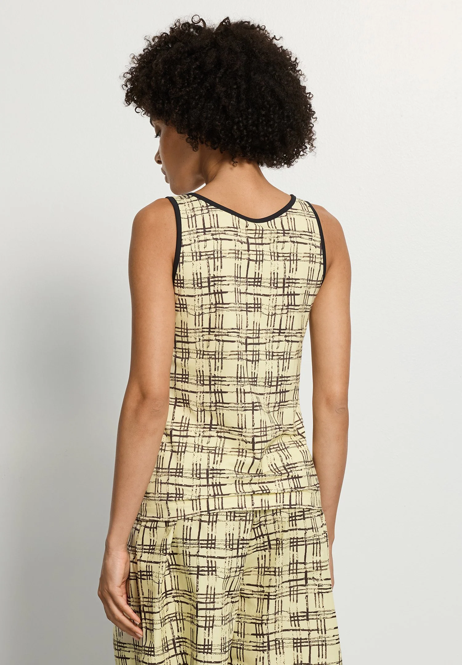 Arthur Arbesser X Hanro Tank Top | tartan print 076342-073069 - Image 8
