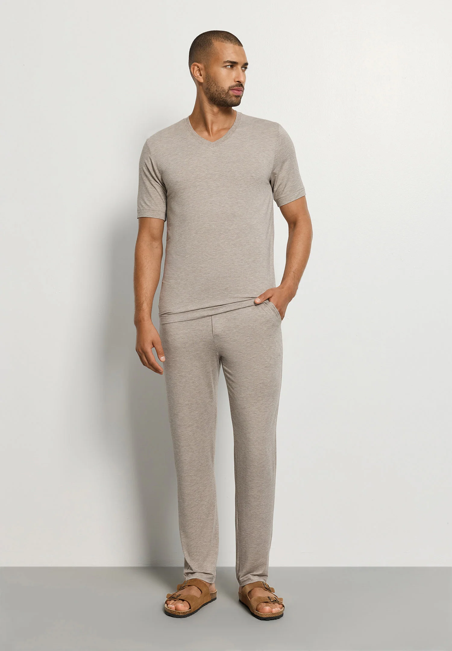 Casuals Long Pants | hazelnut melange 075040-073115 - Image 5