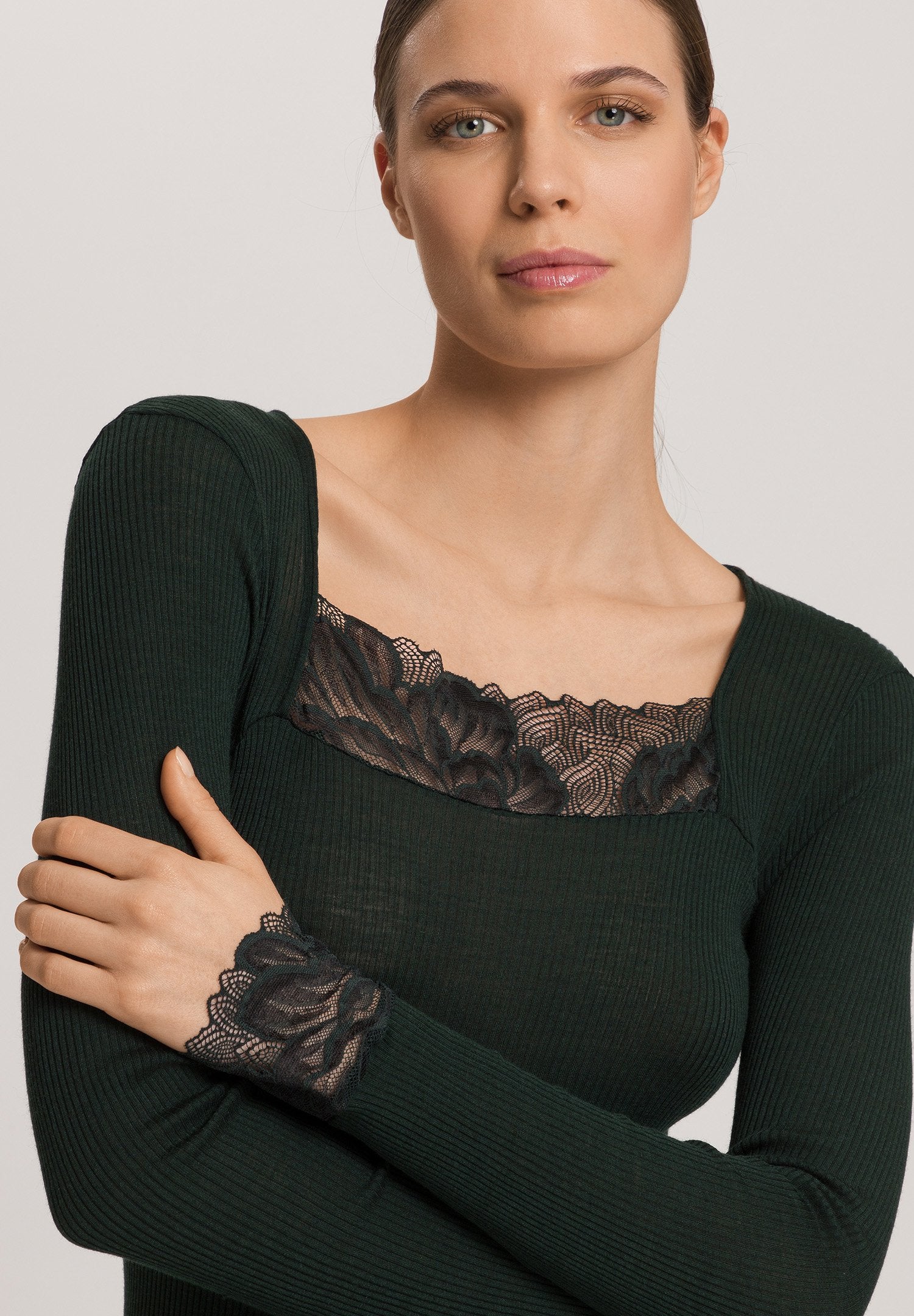 Celeste L/SLV Shirt | dark malachite 070817-072709 - Image 6