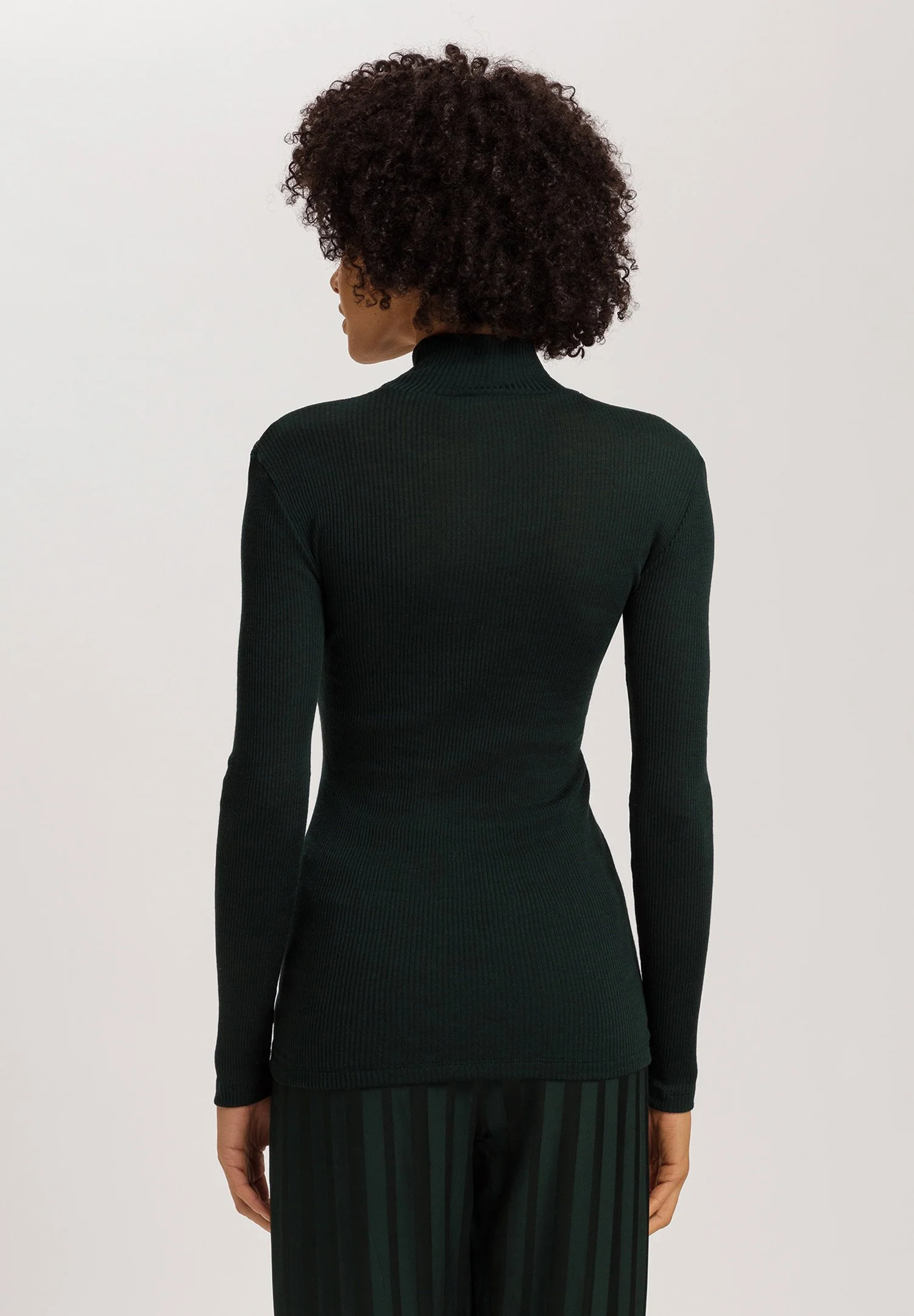 Celeste Turtle-Neck Shirt | dark malachite 070818-072709 - Image 4