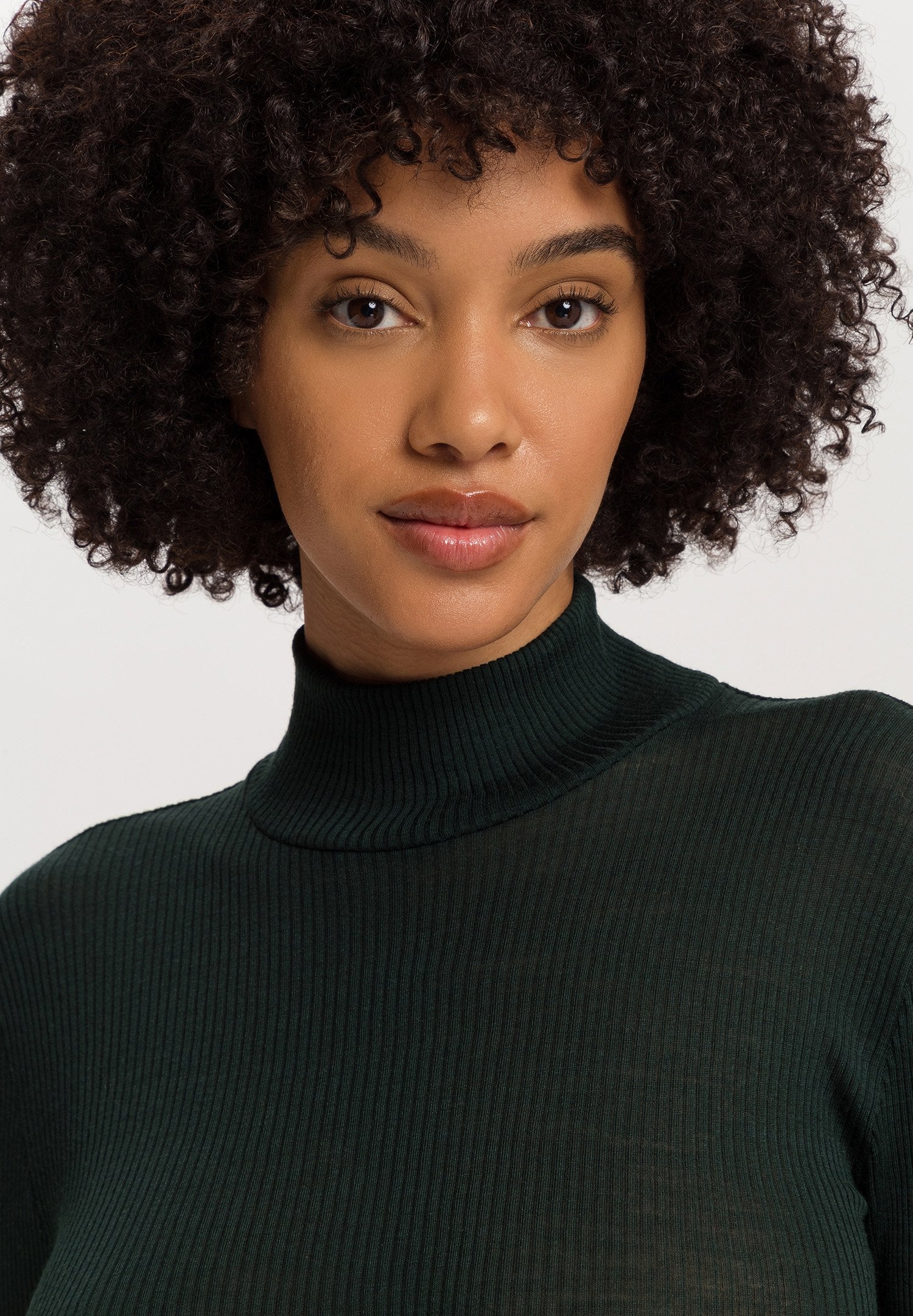 Celeste Turtle-Neck Shirt | dark malachite 070818-072709 - Image 6
