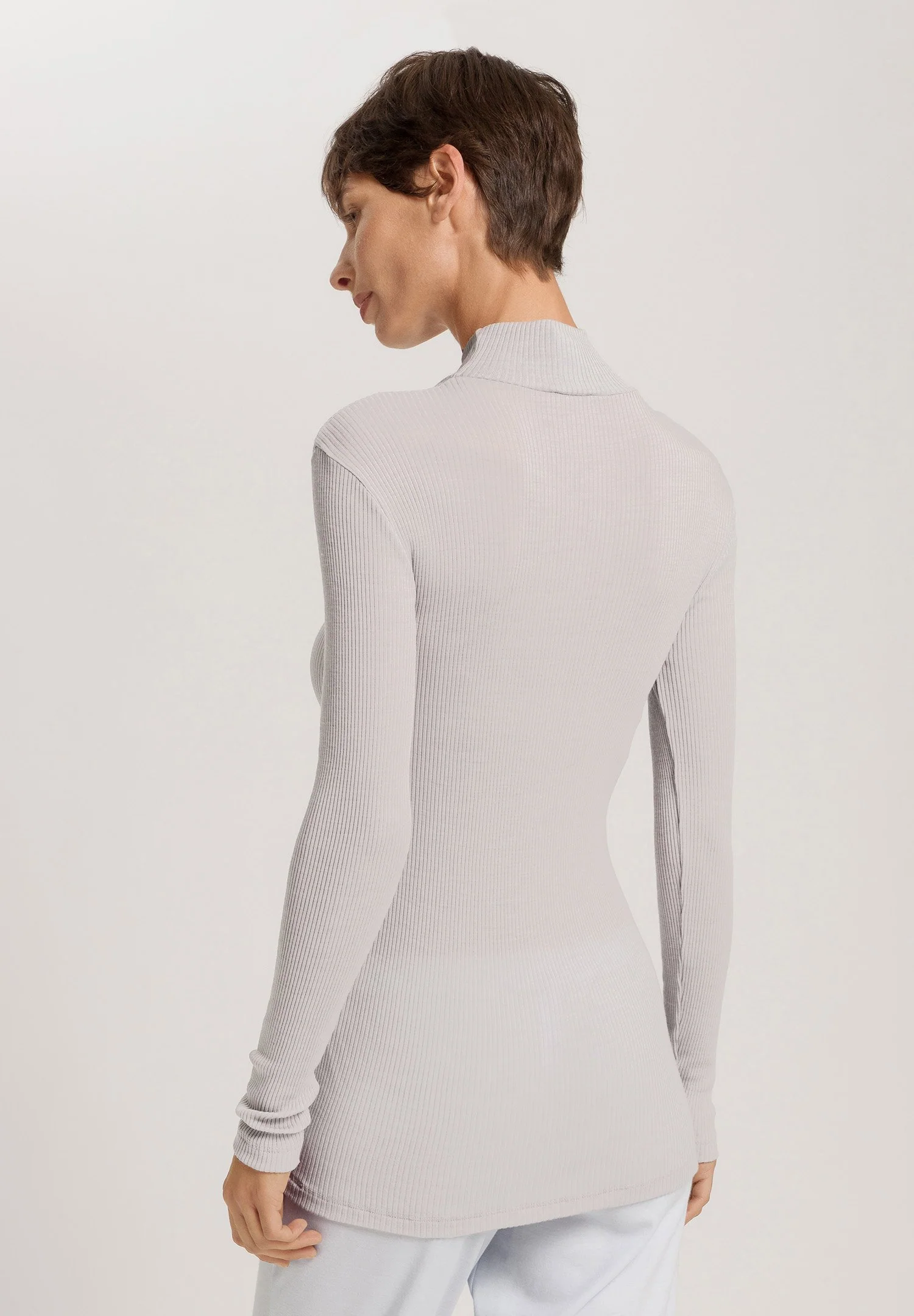 Celeste Turtle-Neck Shirt | silver vapor 070818-072652 - Image 4