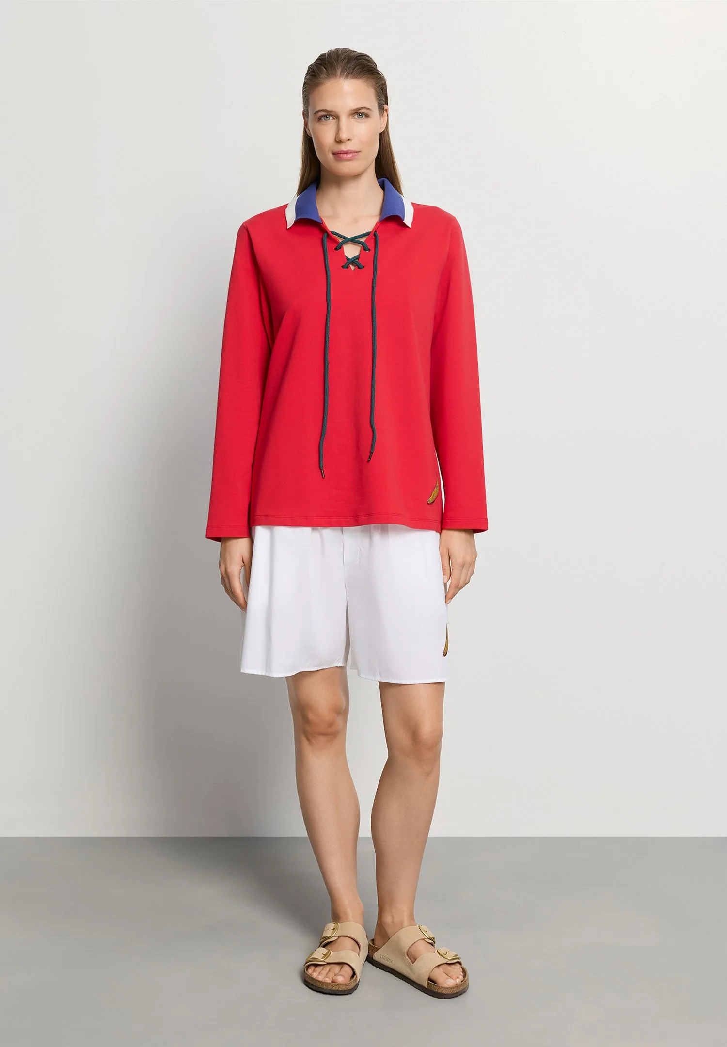 Charlotte Adam L/SLV Shirt | cherry red 074718-072442 - Image 10