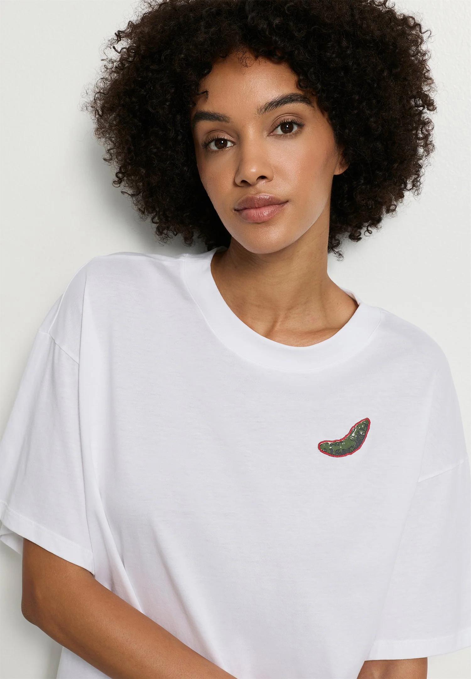 Charlotte Adam S/SLV Shirt | white 074716-070101 - Image 12