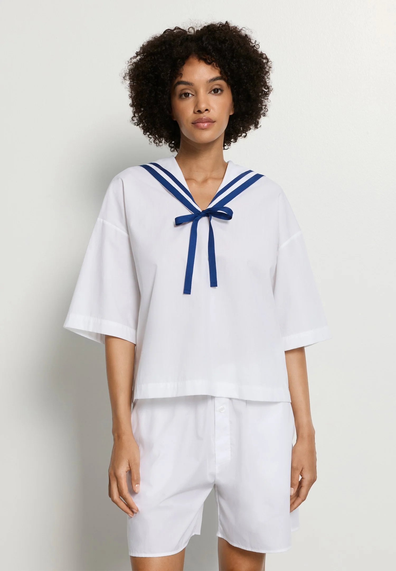 Charlotte Adam S/SLV Shirt | white 074724-070101 - Image 4