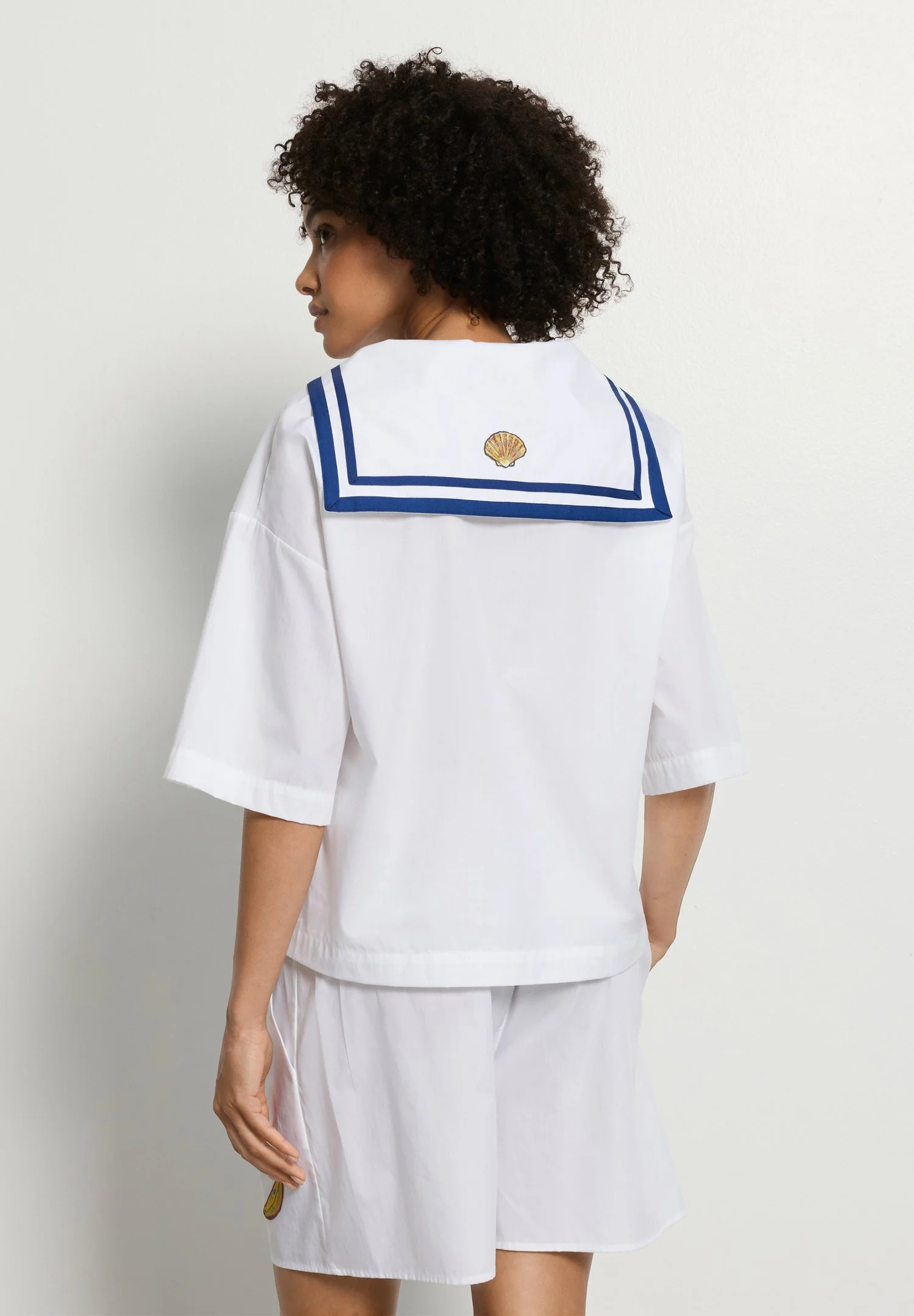 Charlotte Adam S/SLV Shirt | white 074724-070101 - Image 8