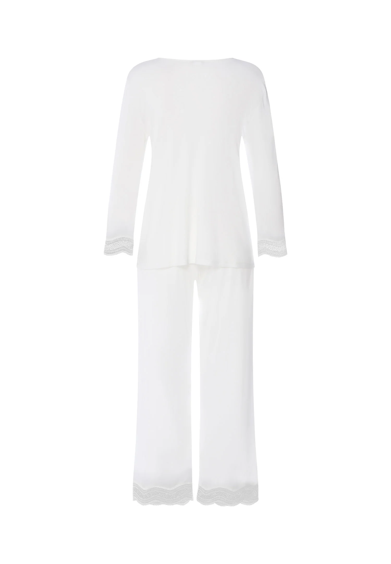 Cira NW L/SLV Pyjama Crop Pants | off white 074743-070102 - Image 3