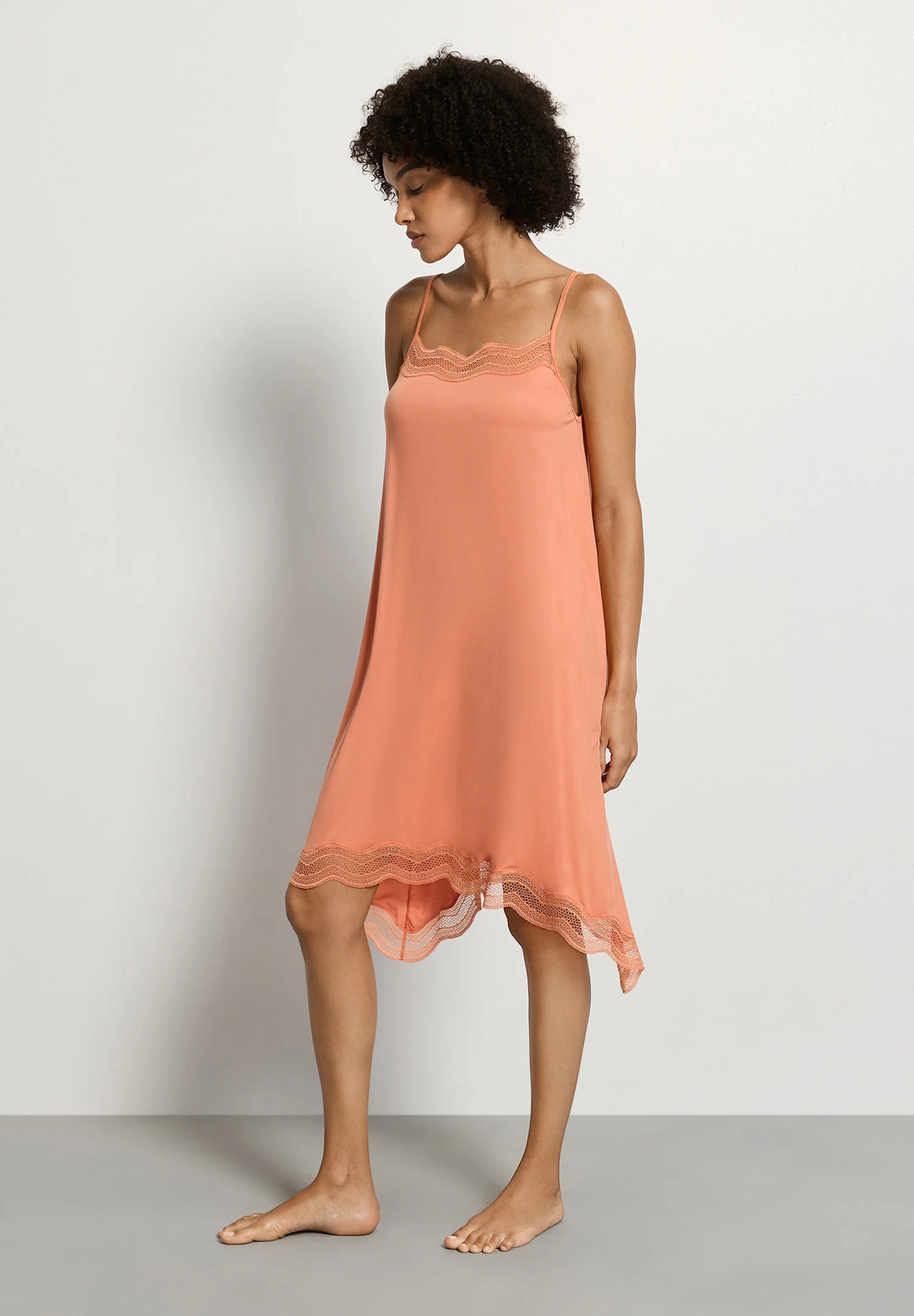 Cira NW Spaghetti Dress 95cm | light carnelian 074741-072288 - Image 2