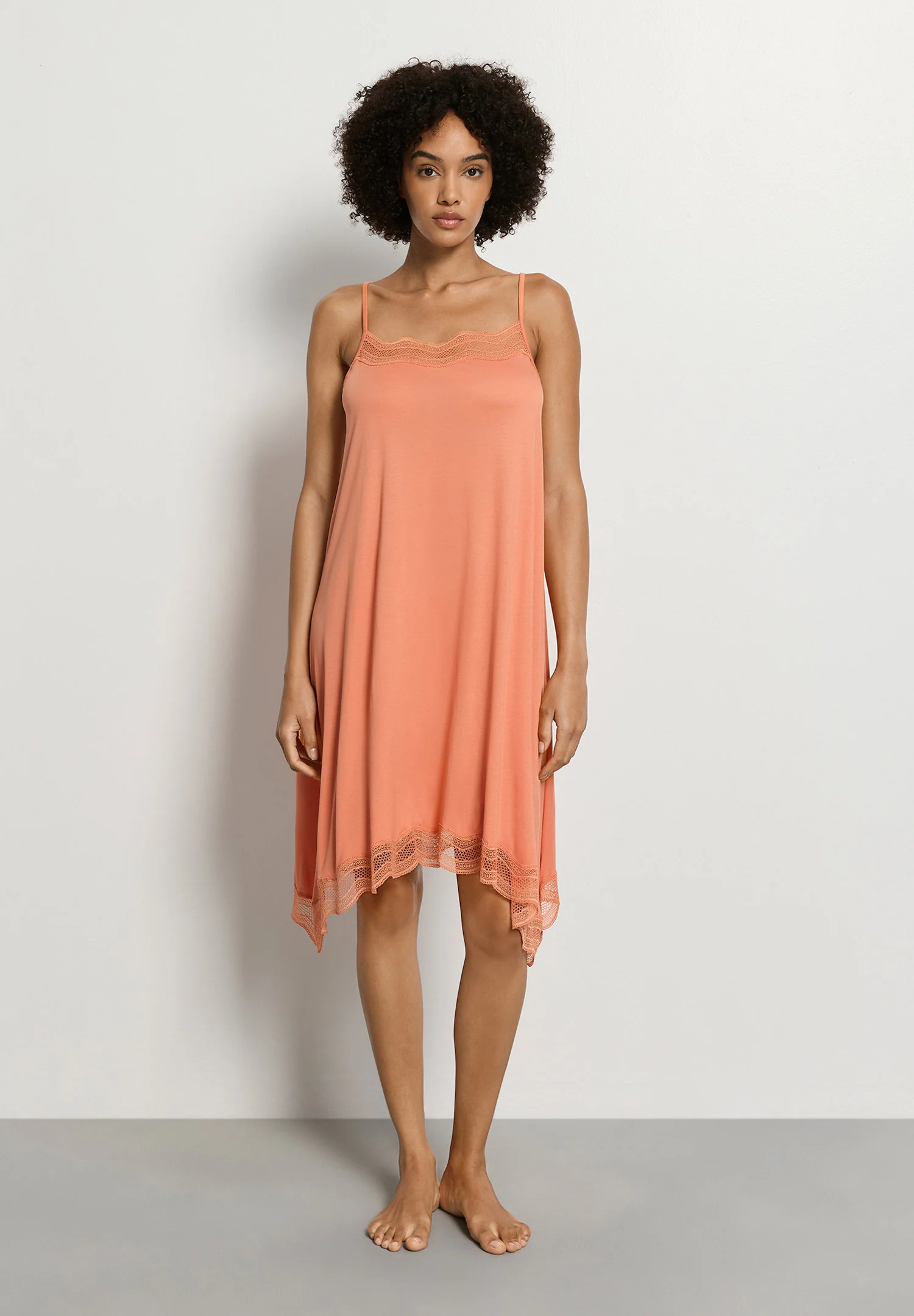 Cira NW Spaghetti Dress 95cm | light carnelian 074741-072288 - Image 5