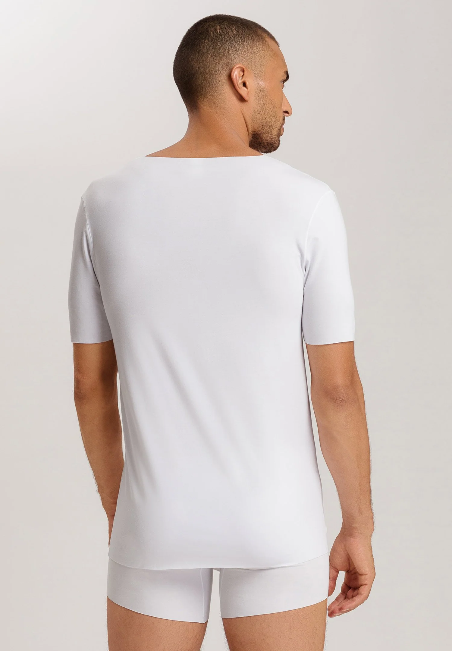 Clean Cut S/SLV Shirt V-Neck | white 073251-070101 - Image 4