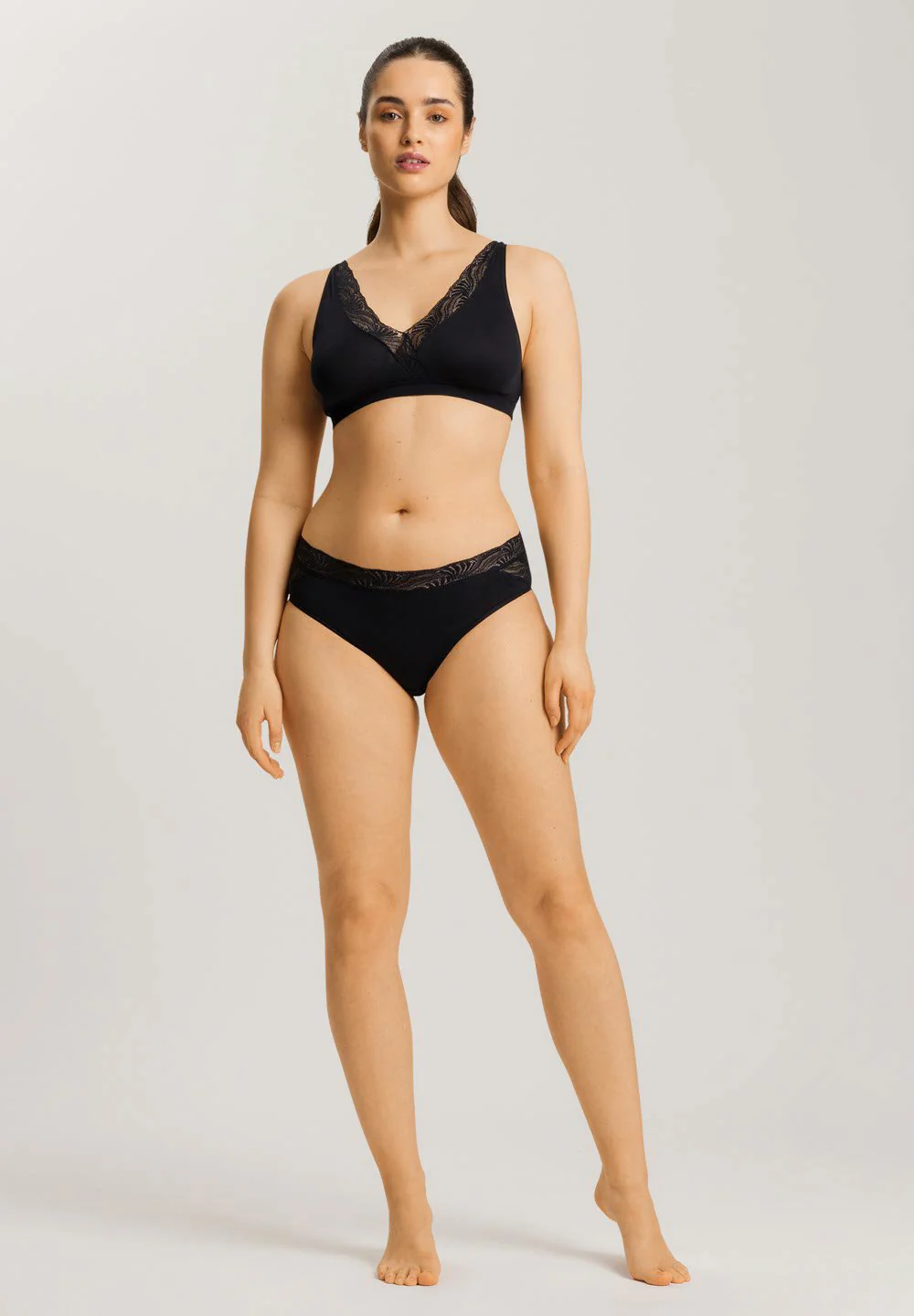 Cotton Delight Midi Briefs | black 071835-070019 - Image 5