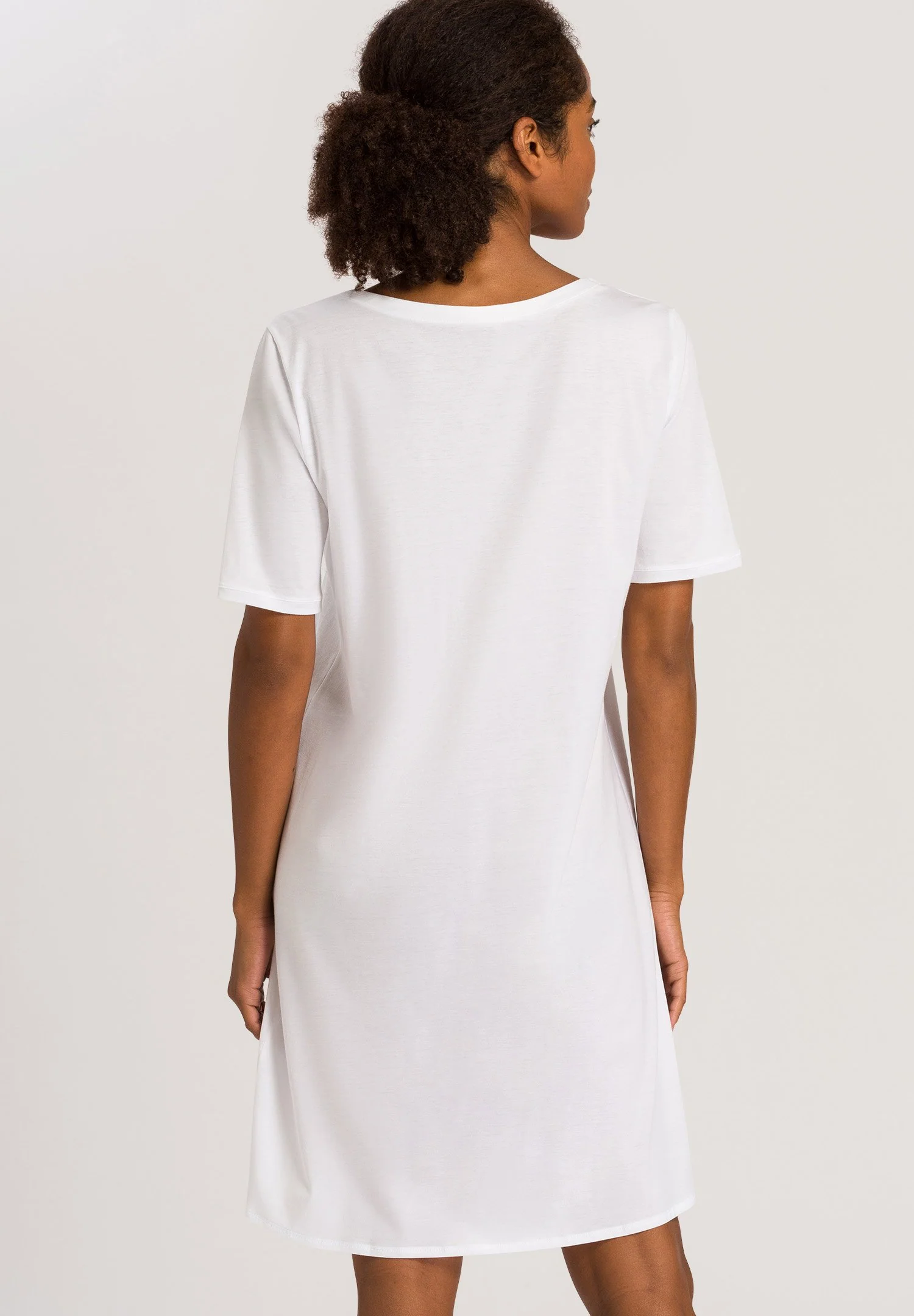 Cotton Deluxe S/SLV Nightdress 90cm | white 077953-070101 - Image 4