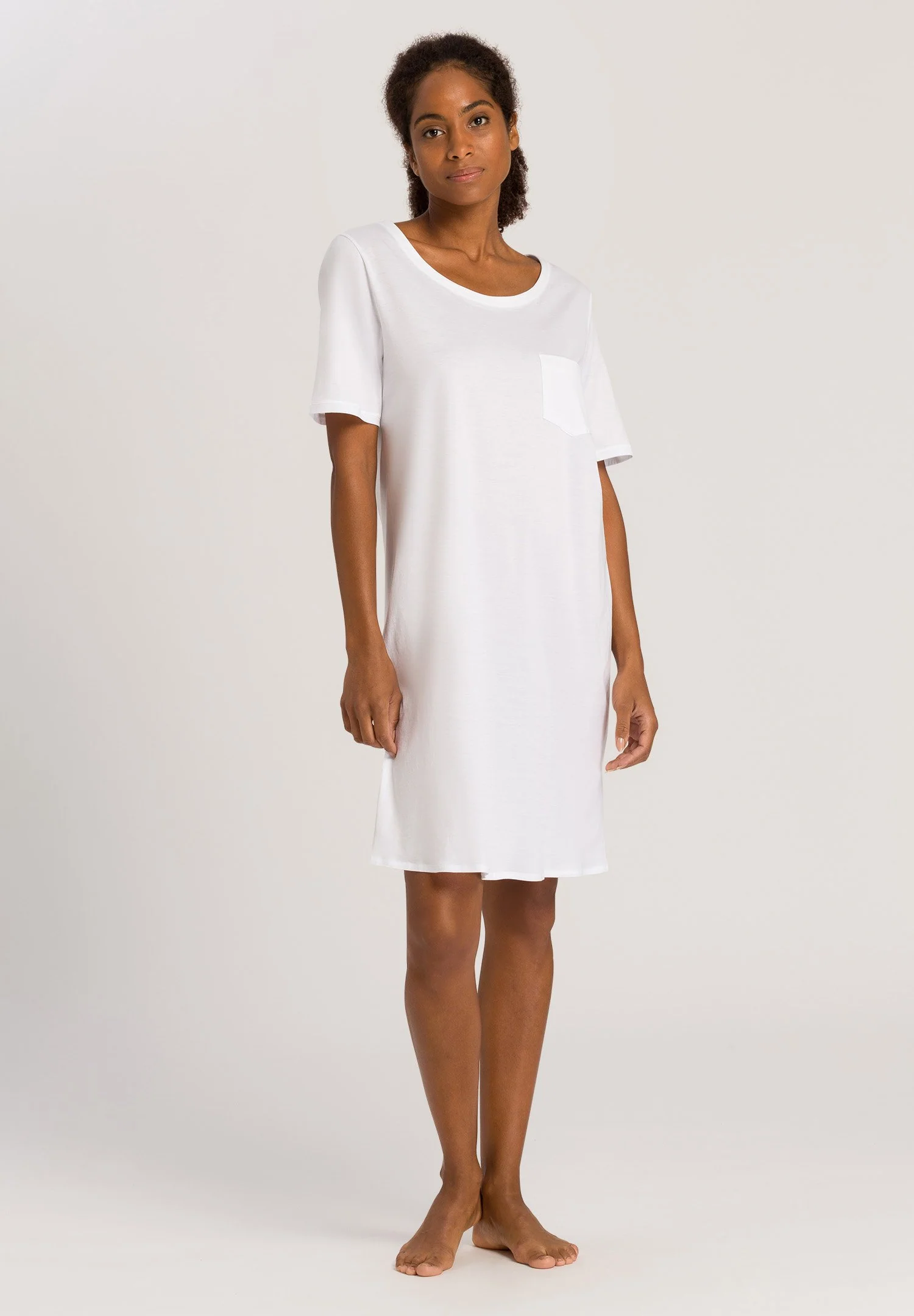 Cotton Deluxe S/SLV Nightdress 90cm | white 077953-070101 - Image 5