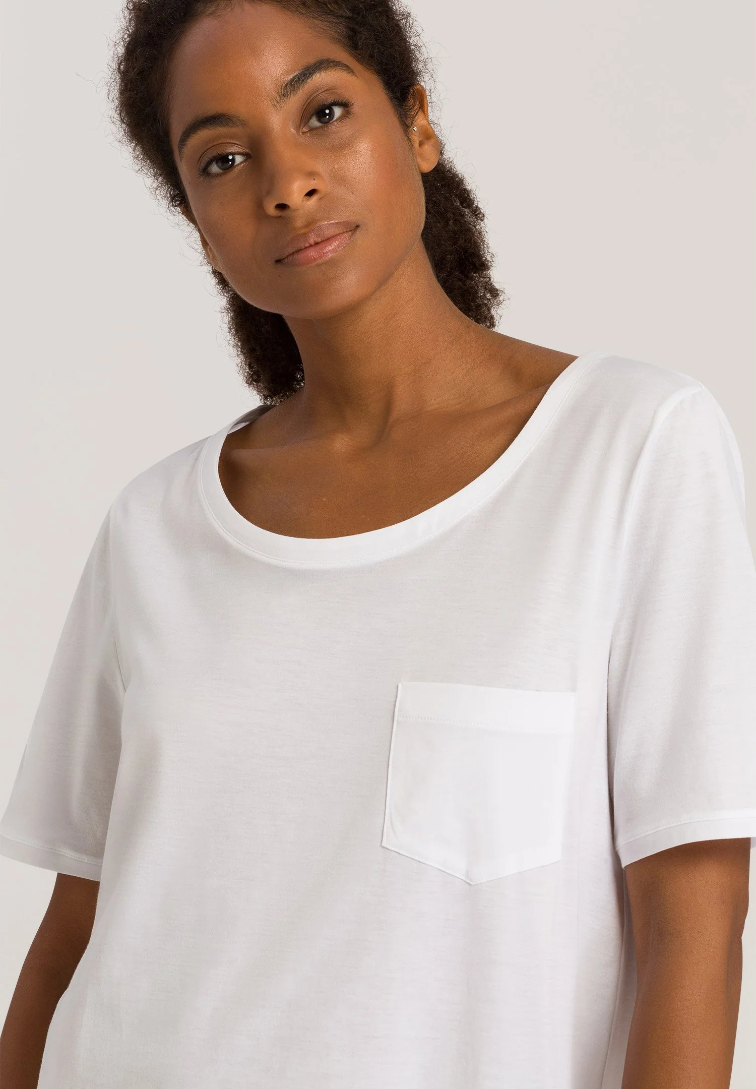 Cotton Deluxe S/SLV Nightdress 90cm | white 077953-070101 - Image 6