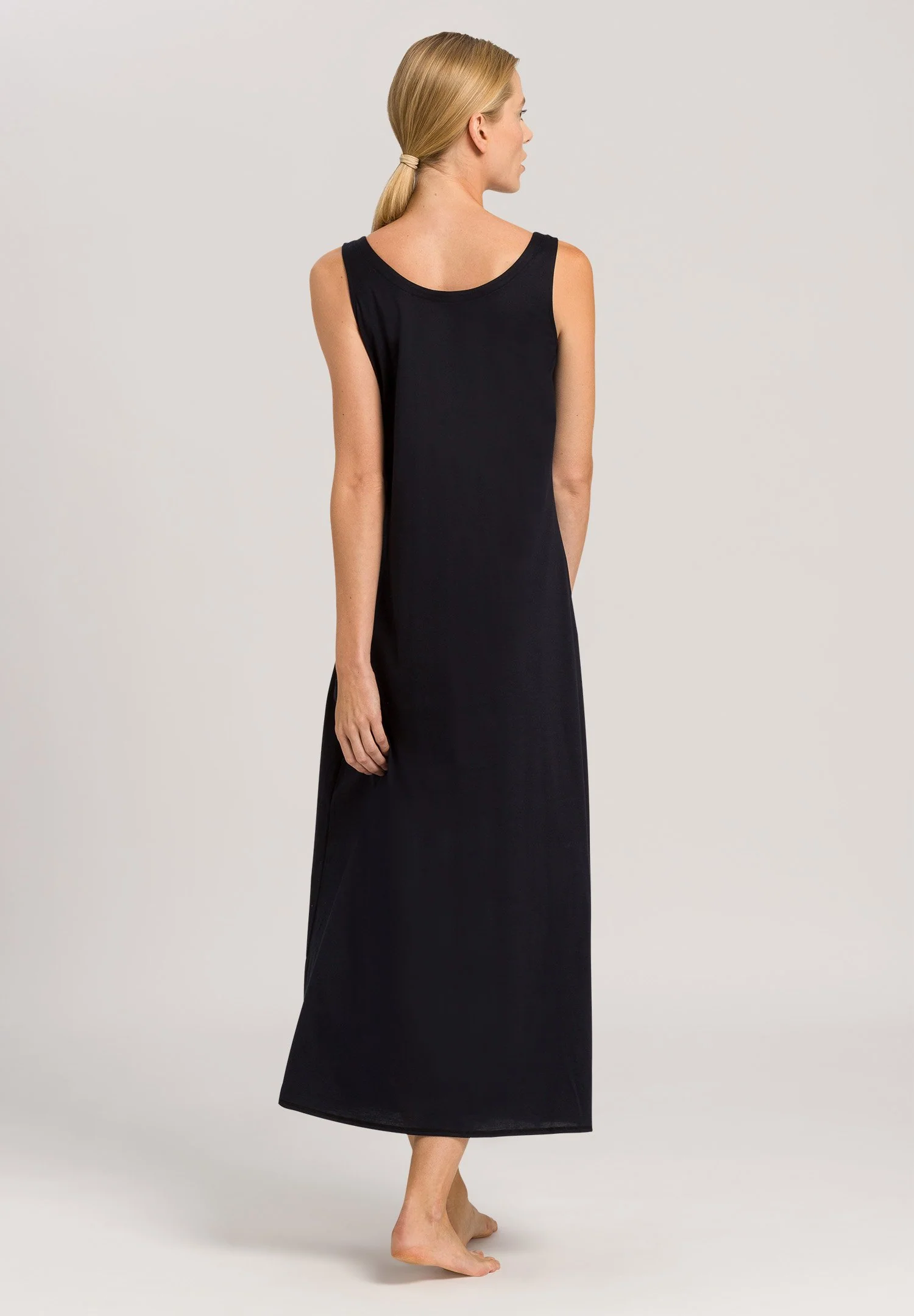 Cotton Deluxe Sleeveless Nightdress 130cm | black 077951-070019 - Image 4