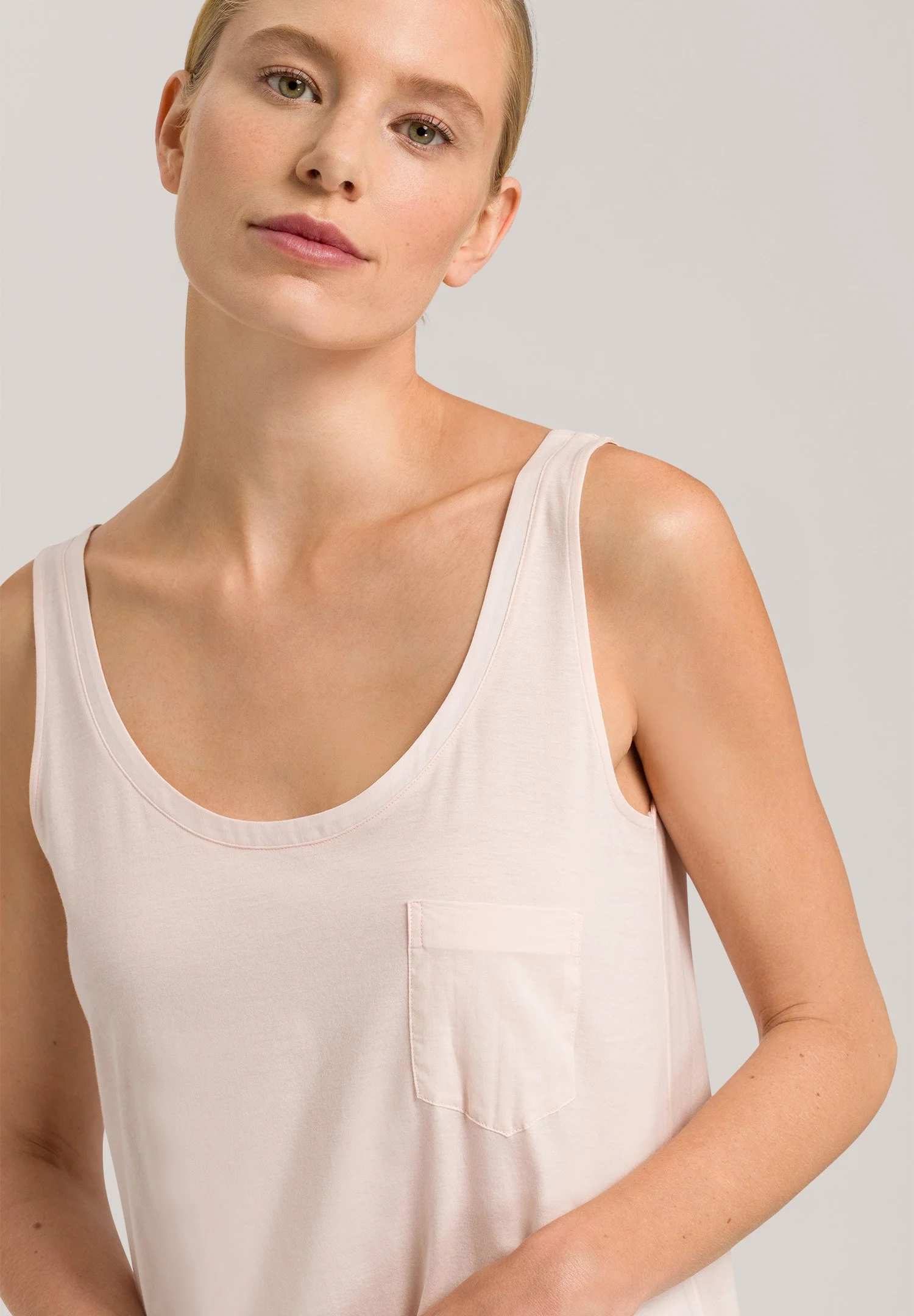 Cotton Deluxe Sleeveless Nightdress 130cm | crystal pink 077951-071334 - Image 5