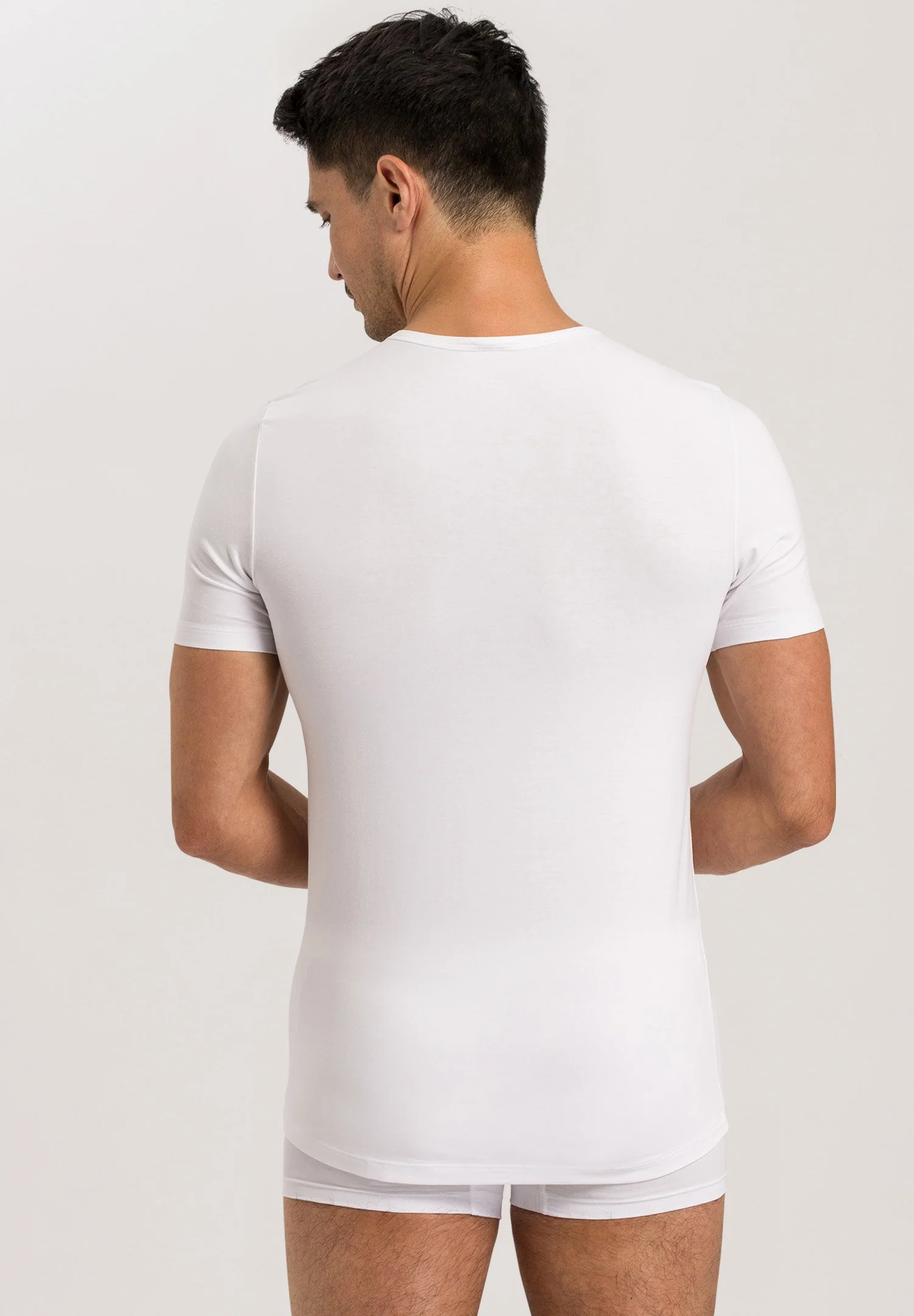 Cotton Essentials S/SLV Shirts 2Pack | white 073110-070101 - Image 4