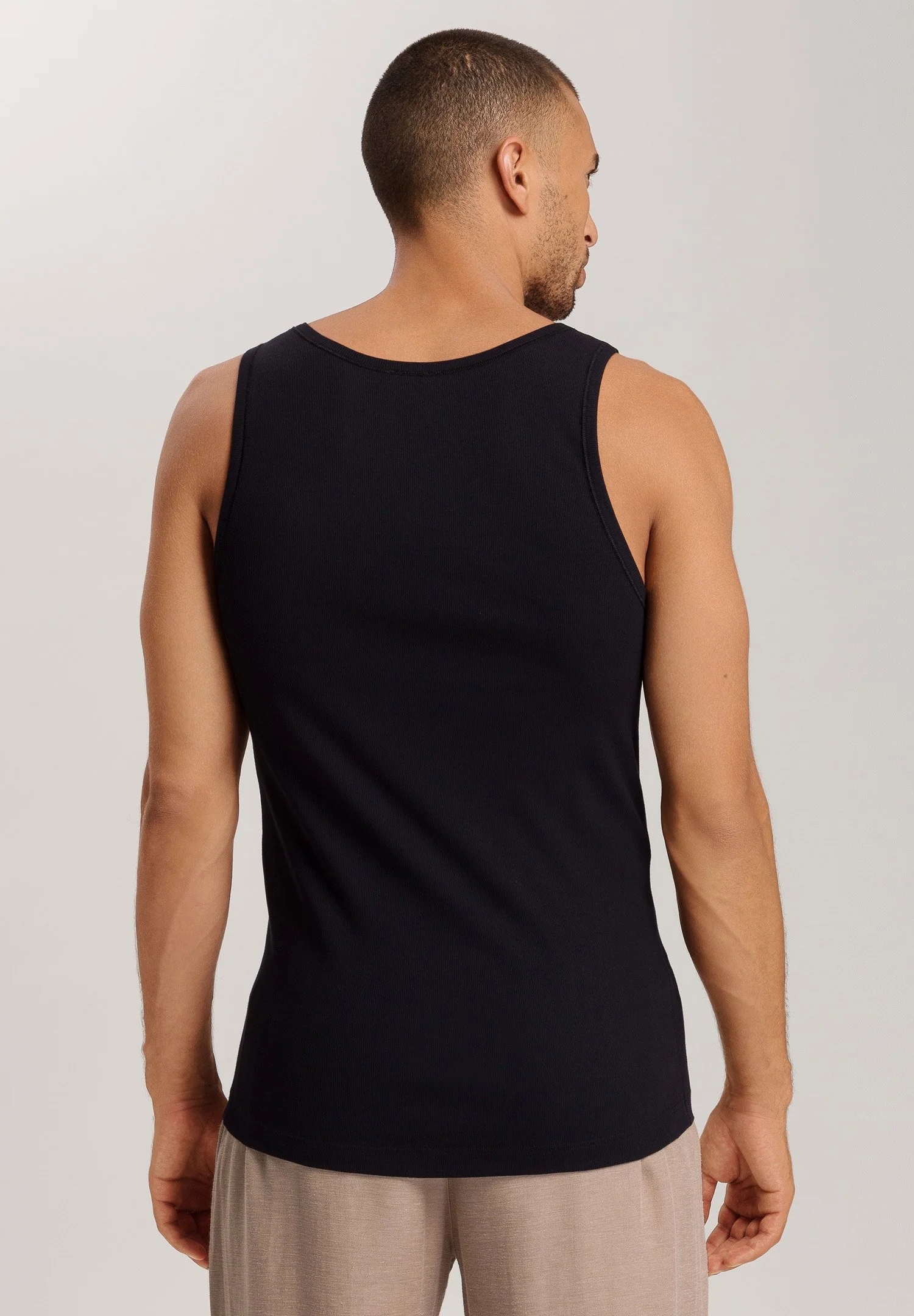 Cotton Essentials Tank Top | black 073111-070019 - Image 4