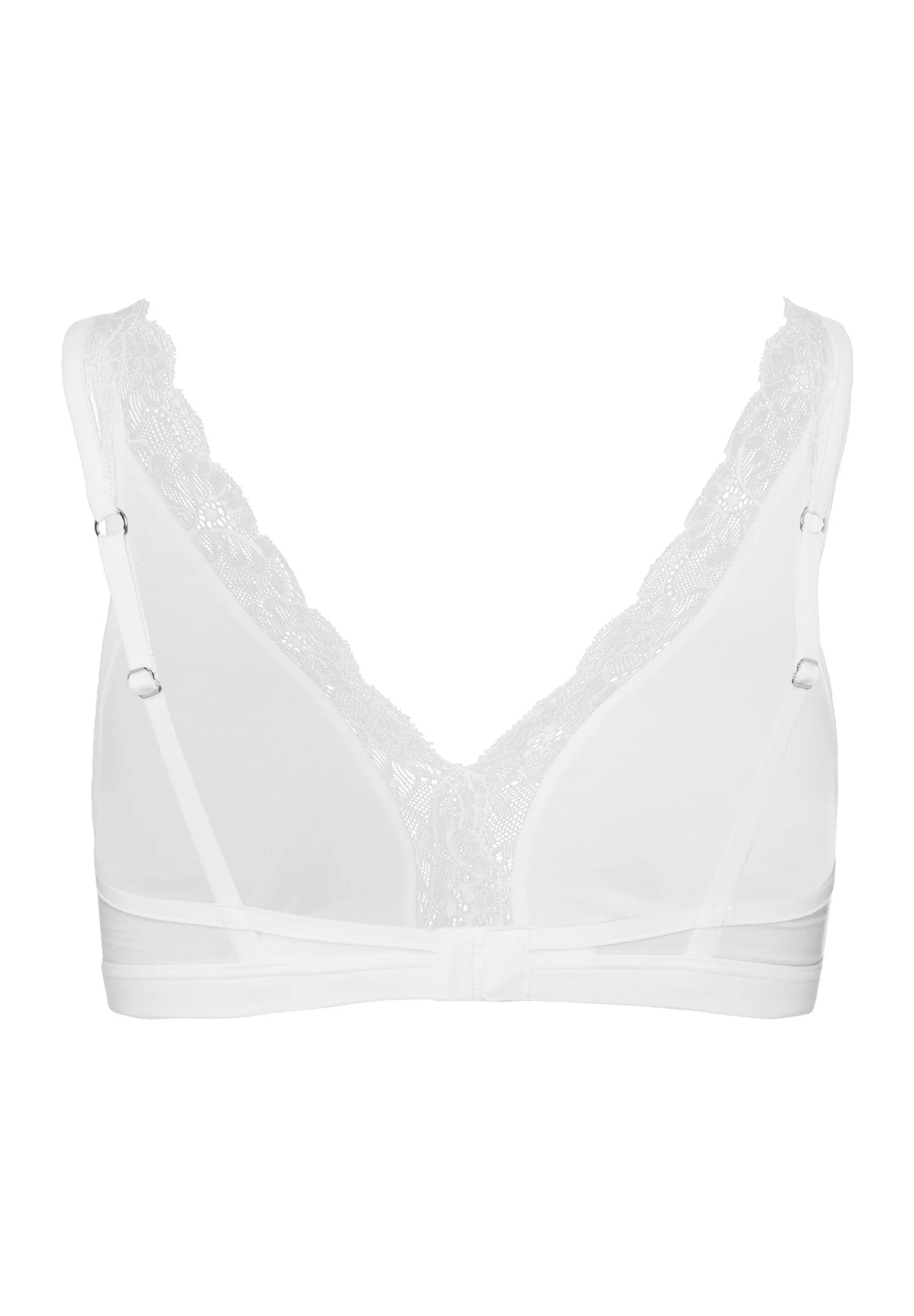 Cotton Lace Soft Cup Bra | white 072431-070101 - Image 3