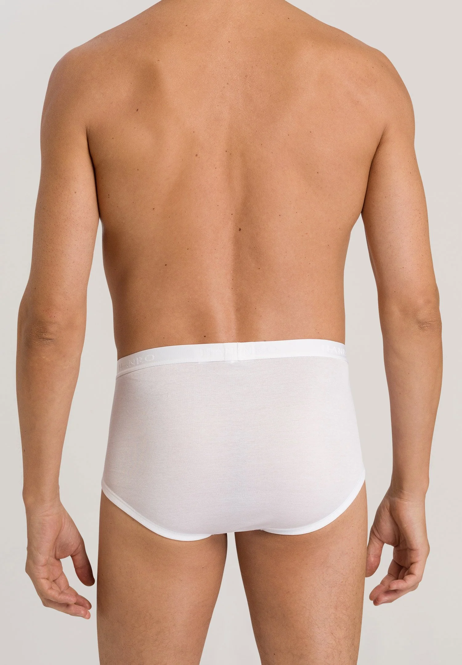 Cotton Pure Briefs with fly | white 073630-070101 - Image 4