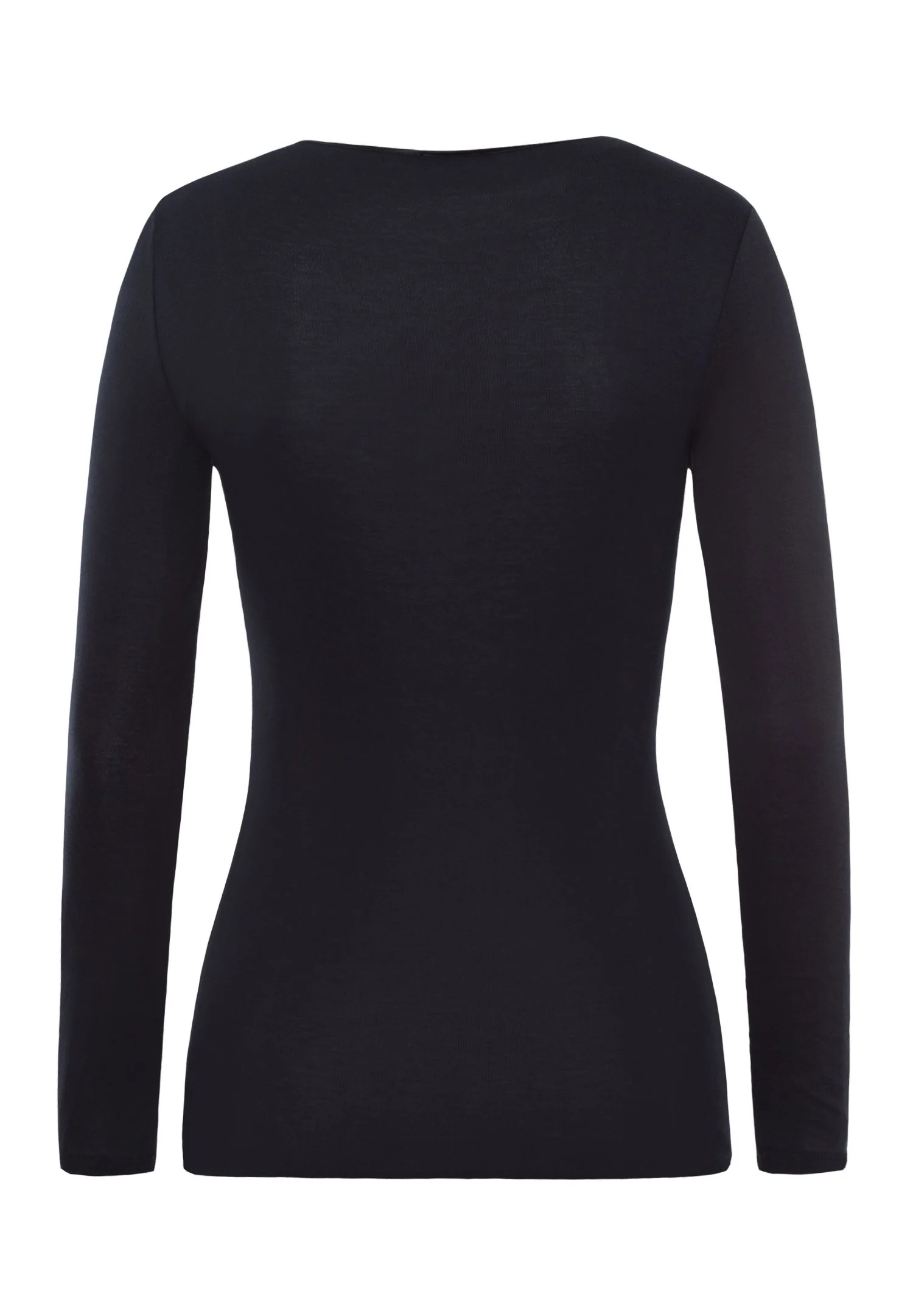 Cotton Seamless L/SLV Shirt | black 071620-070019 - Image 3