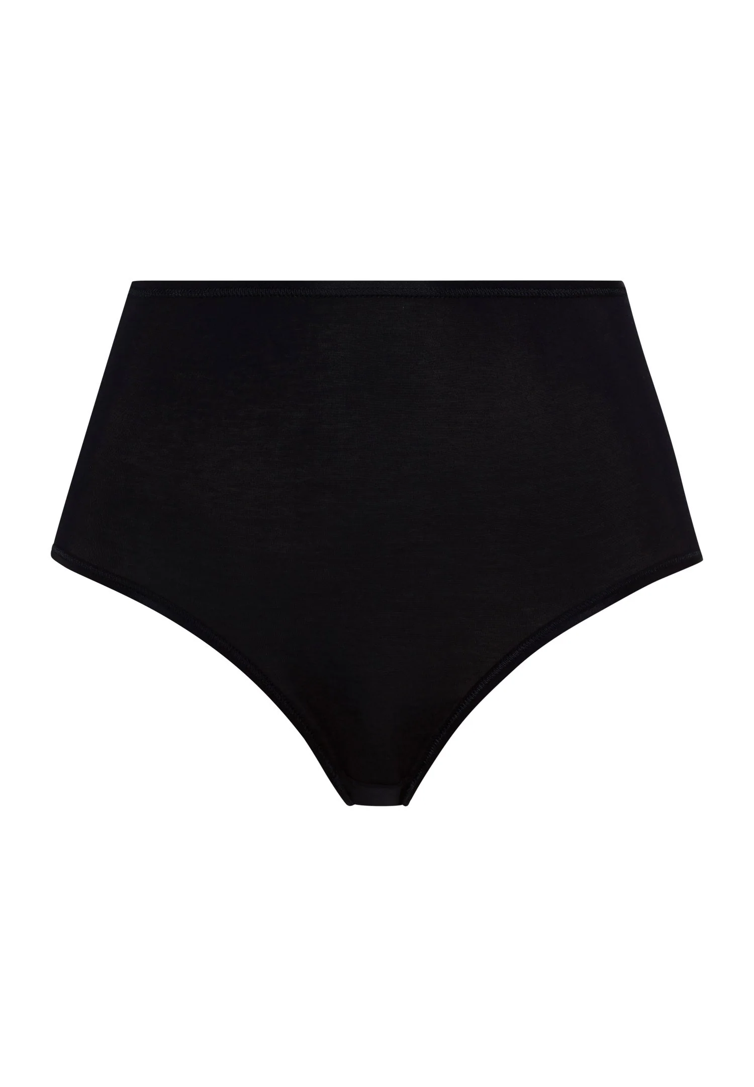 Cotton Seamless Maxi Briefs | black 071625-070019