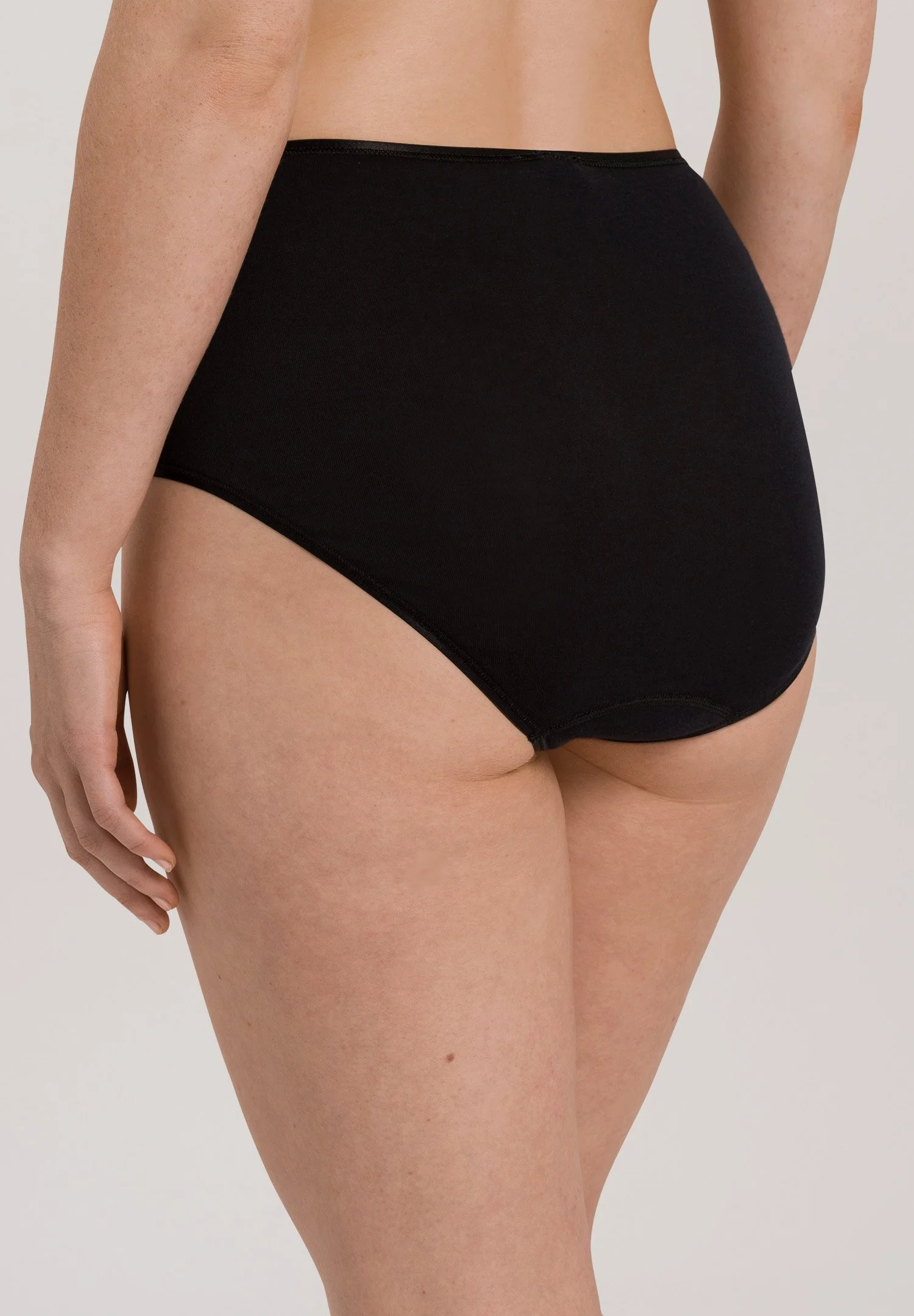 Cotton Seamless Maxi Briefs | black 071625-070019 - Image 4