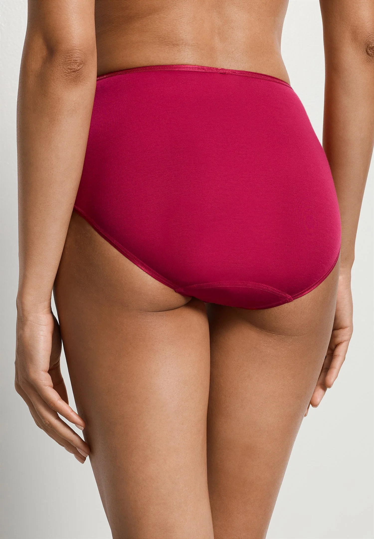 Cotton Seamless Maxi Briefs | light sangria 071625-072465 - Image 4