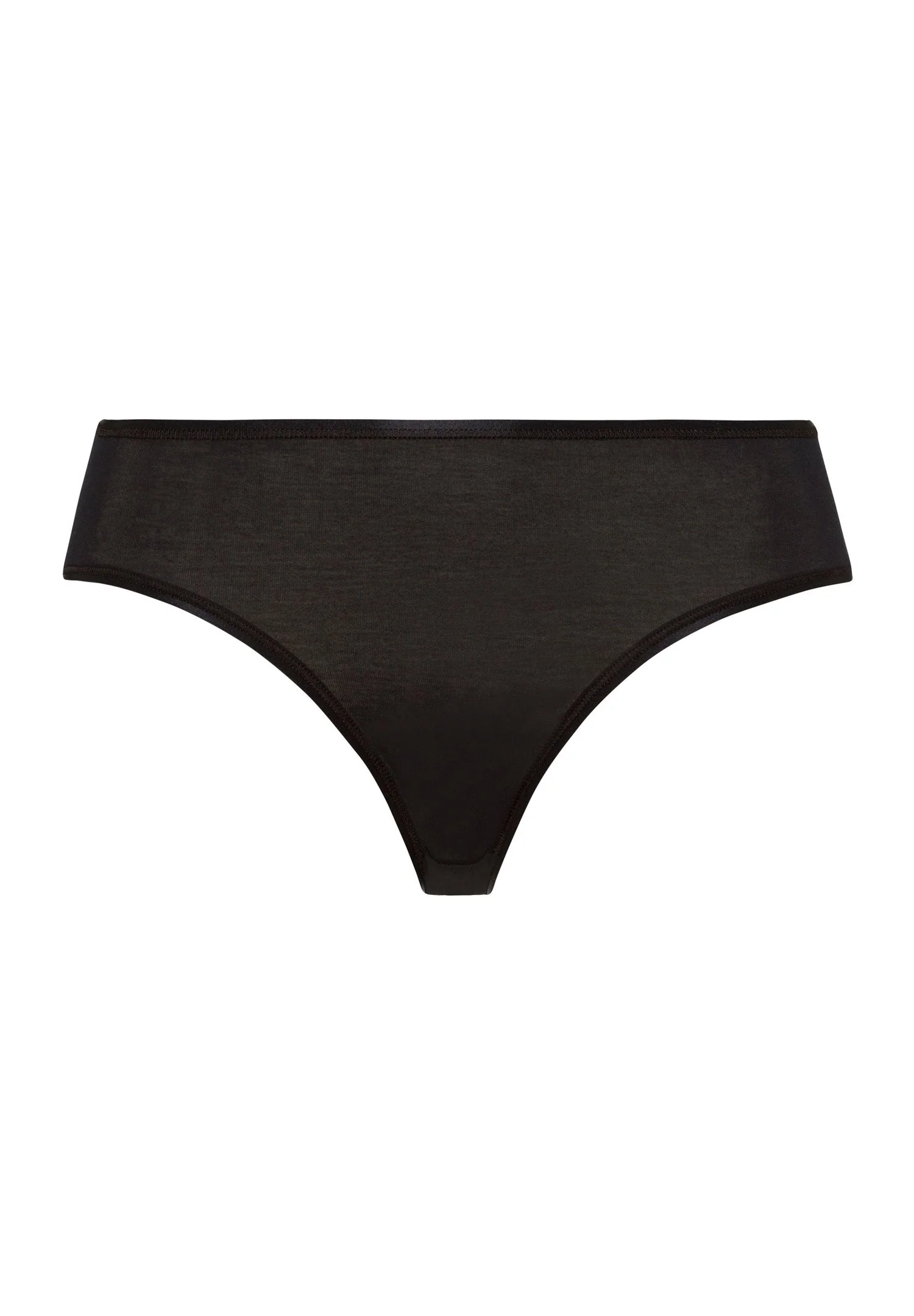 Cotton Seamless Midi Briefs | black 071626-070019