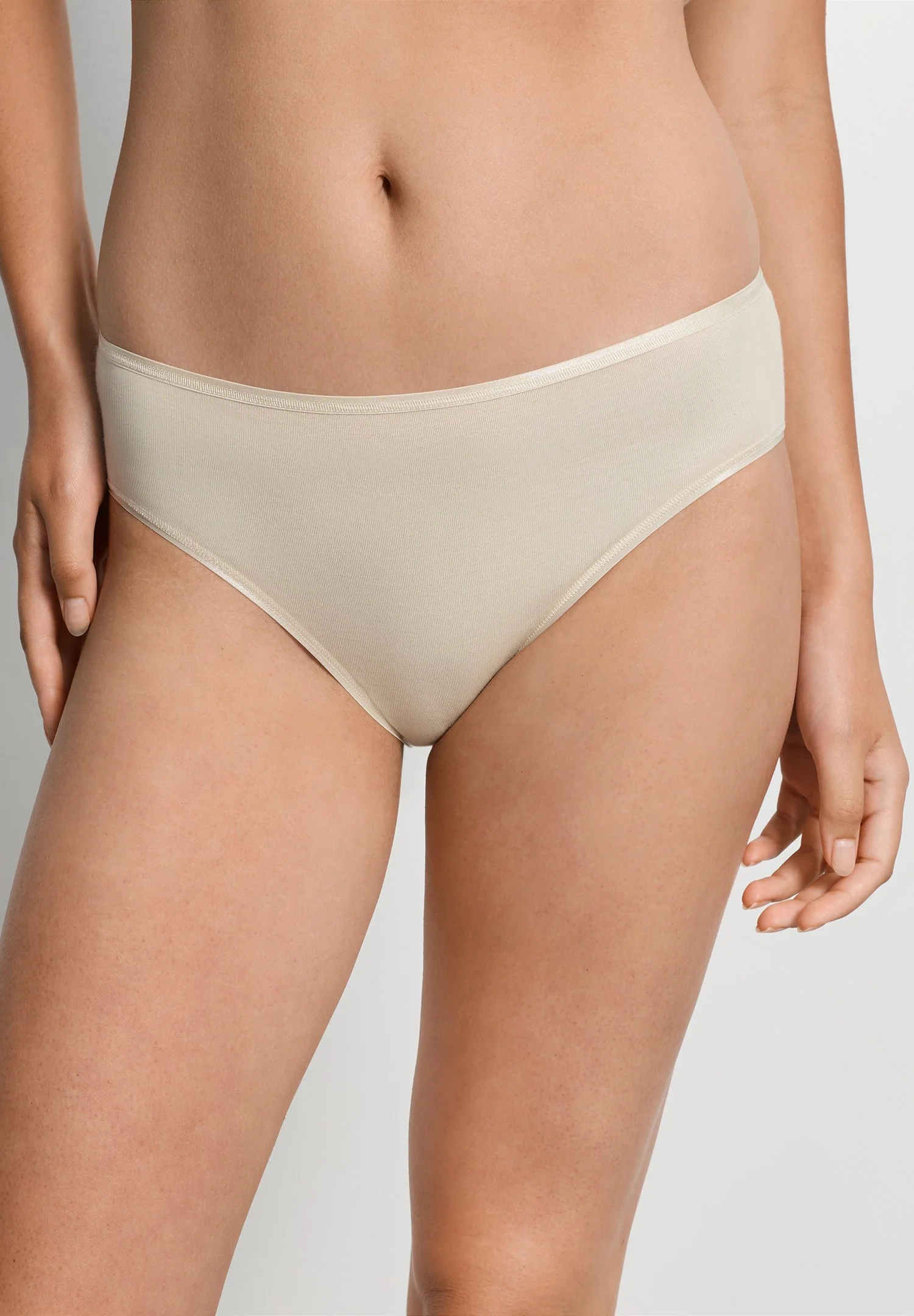Cotton Seamless Midi Briefs | summer sand 071626-072811 - Image 2