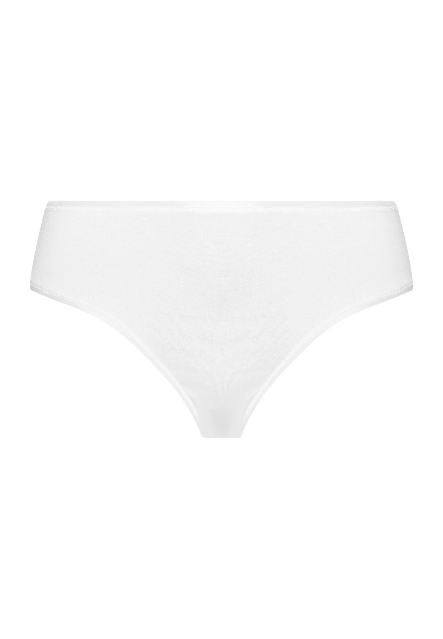 Cotton Seamless Midi Briefs | white 071626-070101