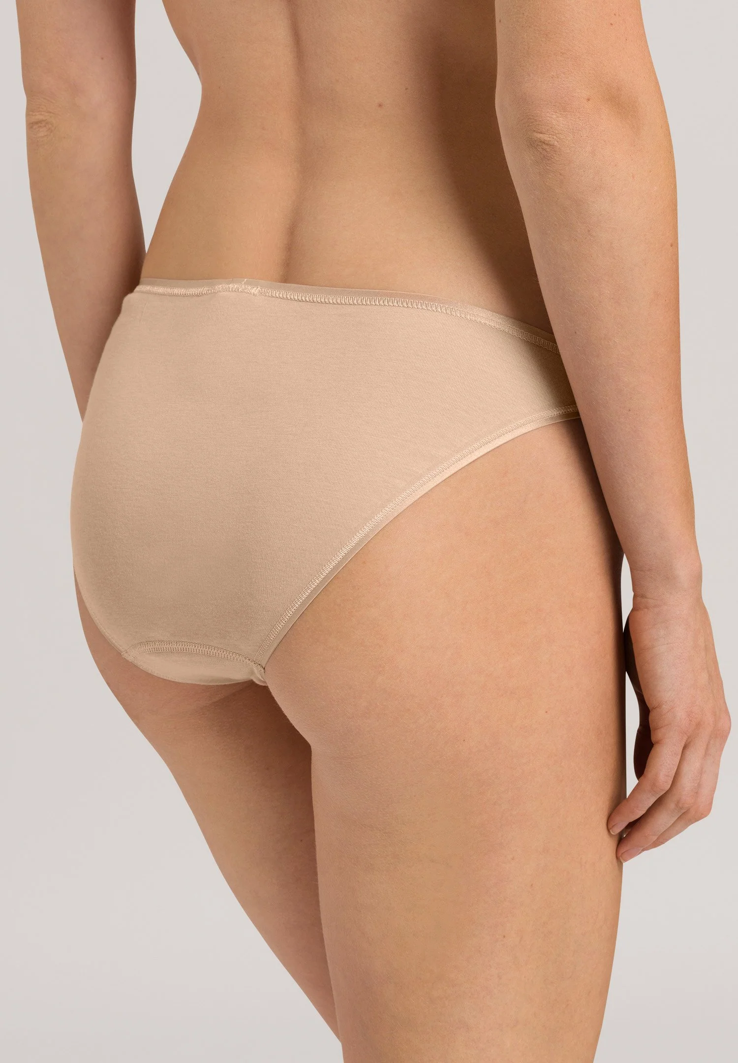 Cotton Seamless Mini Briefs | beige 071624-070274 - Image 4