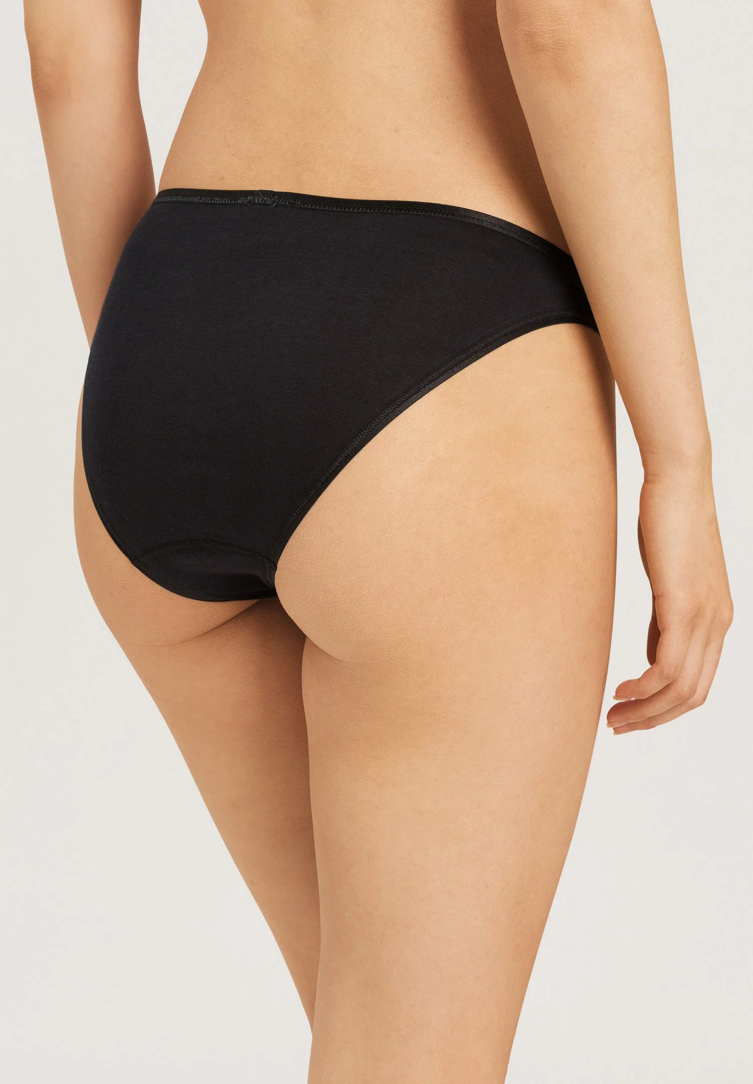 Cotton Seamless Mini Briefs | black 071624-070019 - Image 4