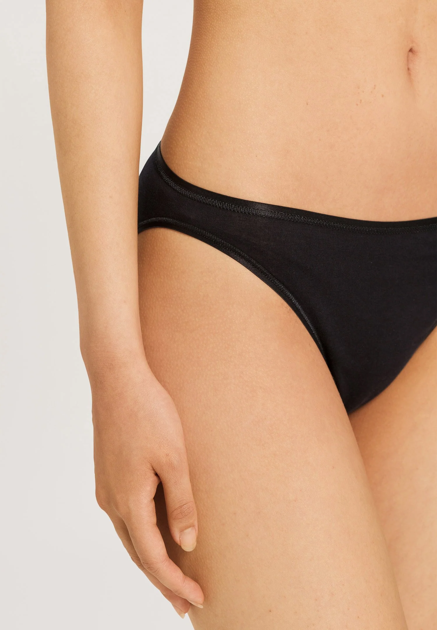 Cotton Seamless Mini Briefs | black 071624-070019 - Image 6