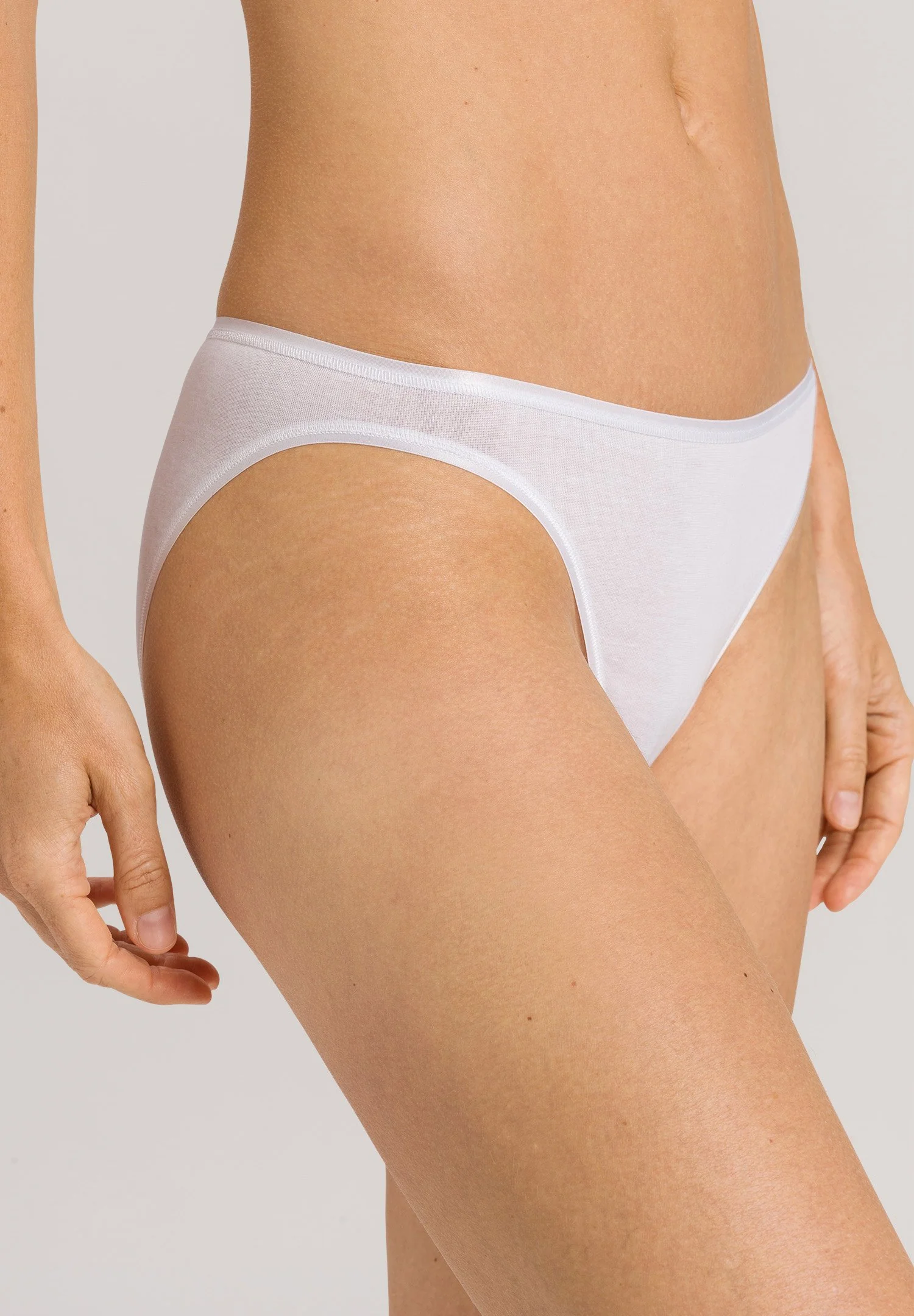 Cotton Seamless Mini Briefs | white 071624-070101 - Image 2