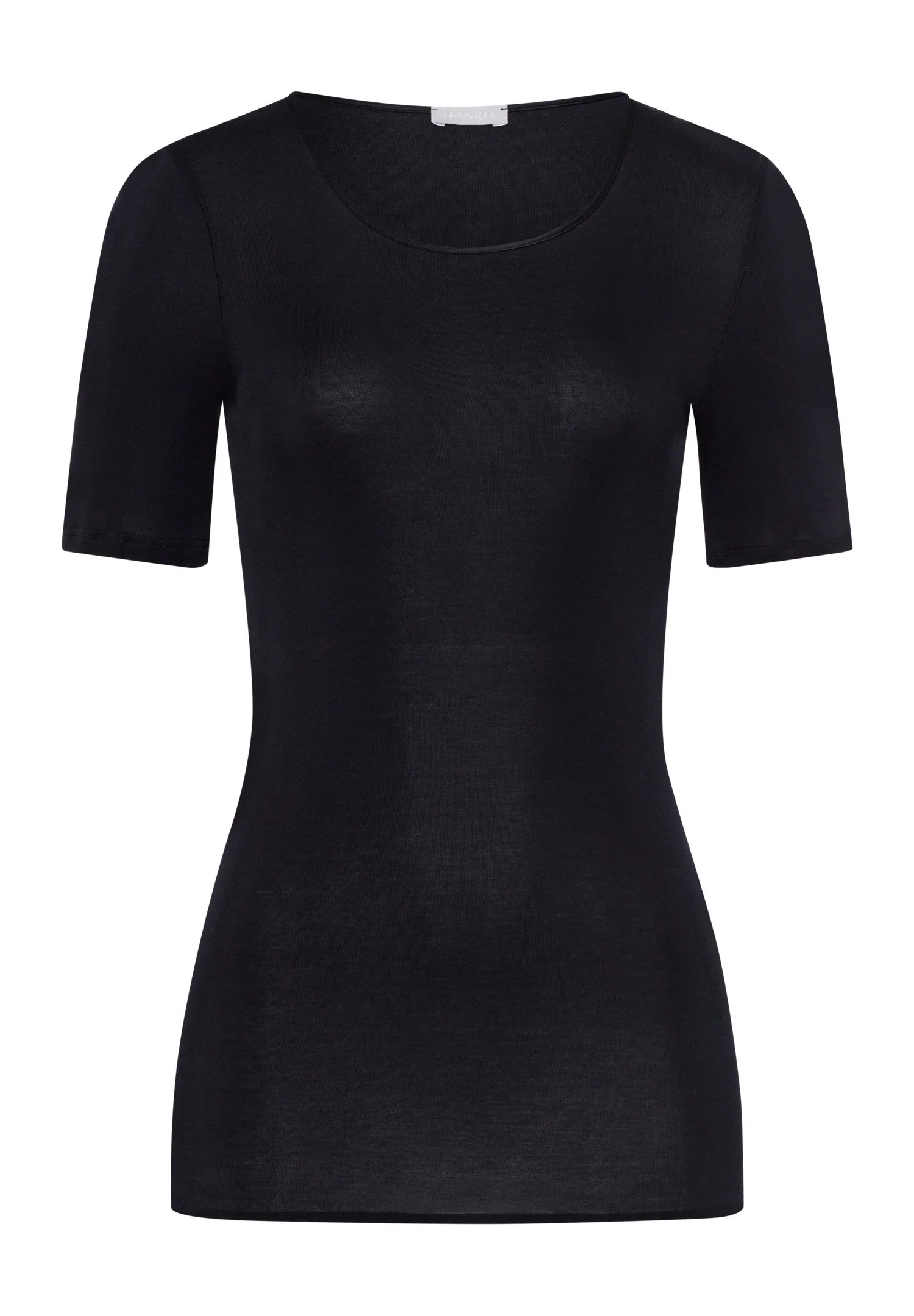 Cotton Seamless S/SLV Shirt | black 071630-070019