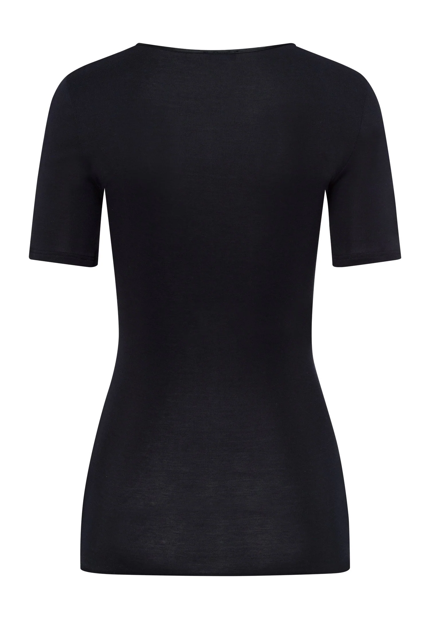 Cotton Seamless S/SLV Shirt | black 071630-070019 - Image 3