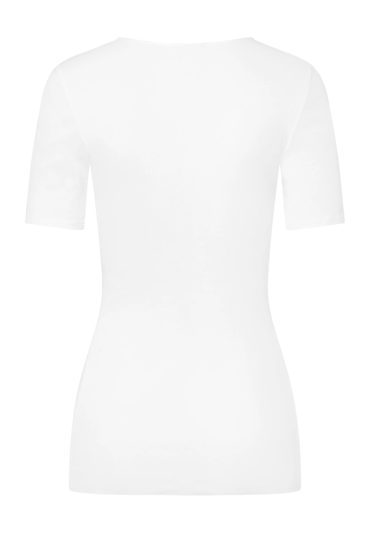 Cotton Seamless S/SLV Shirt | white 071630-070101 - Image 3