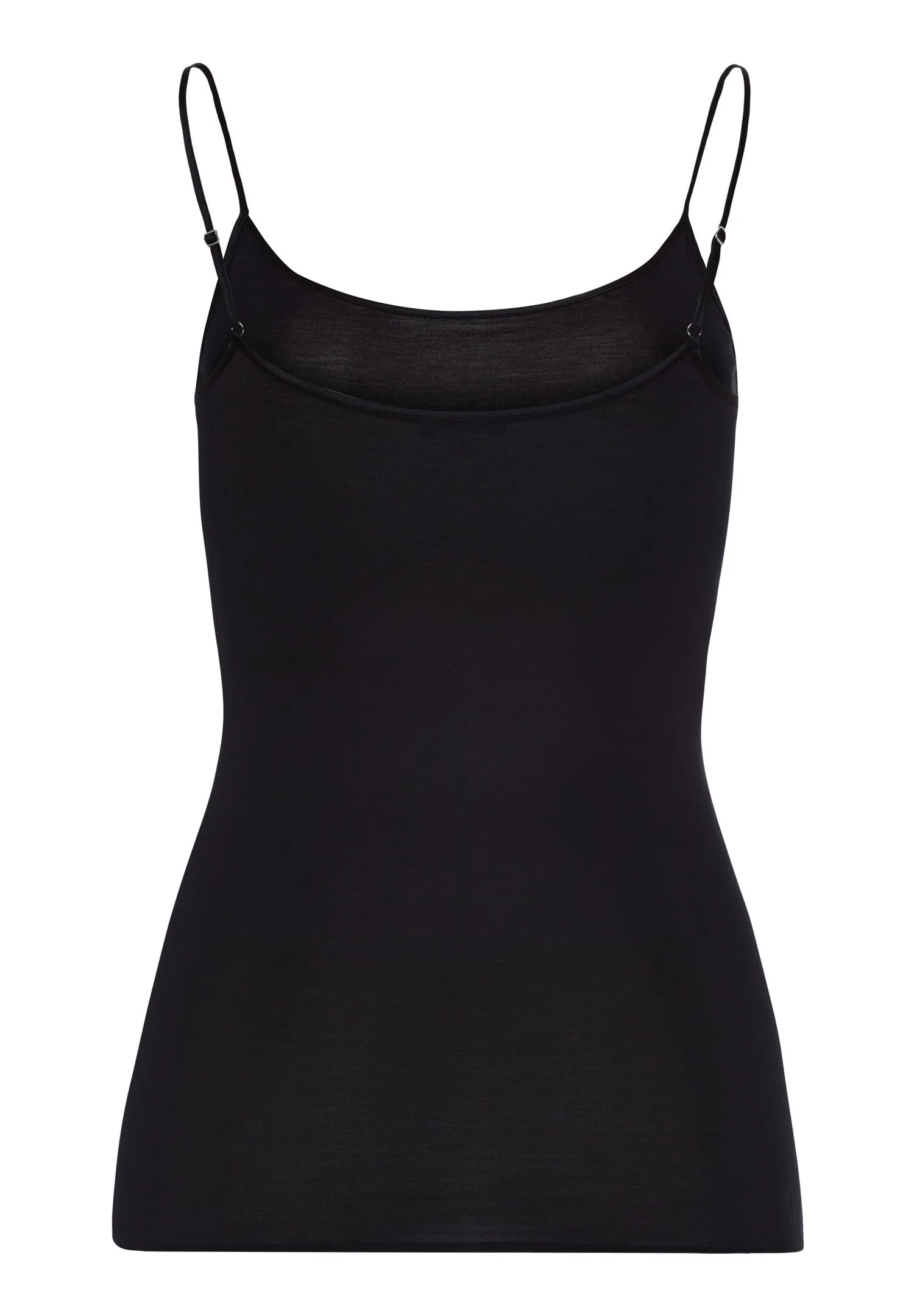 Cotton Seamless Spaghetti Top | black 071600-070019 - Image 3