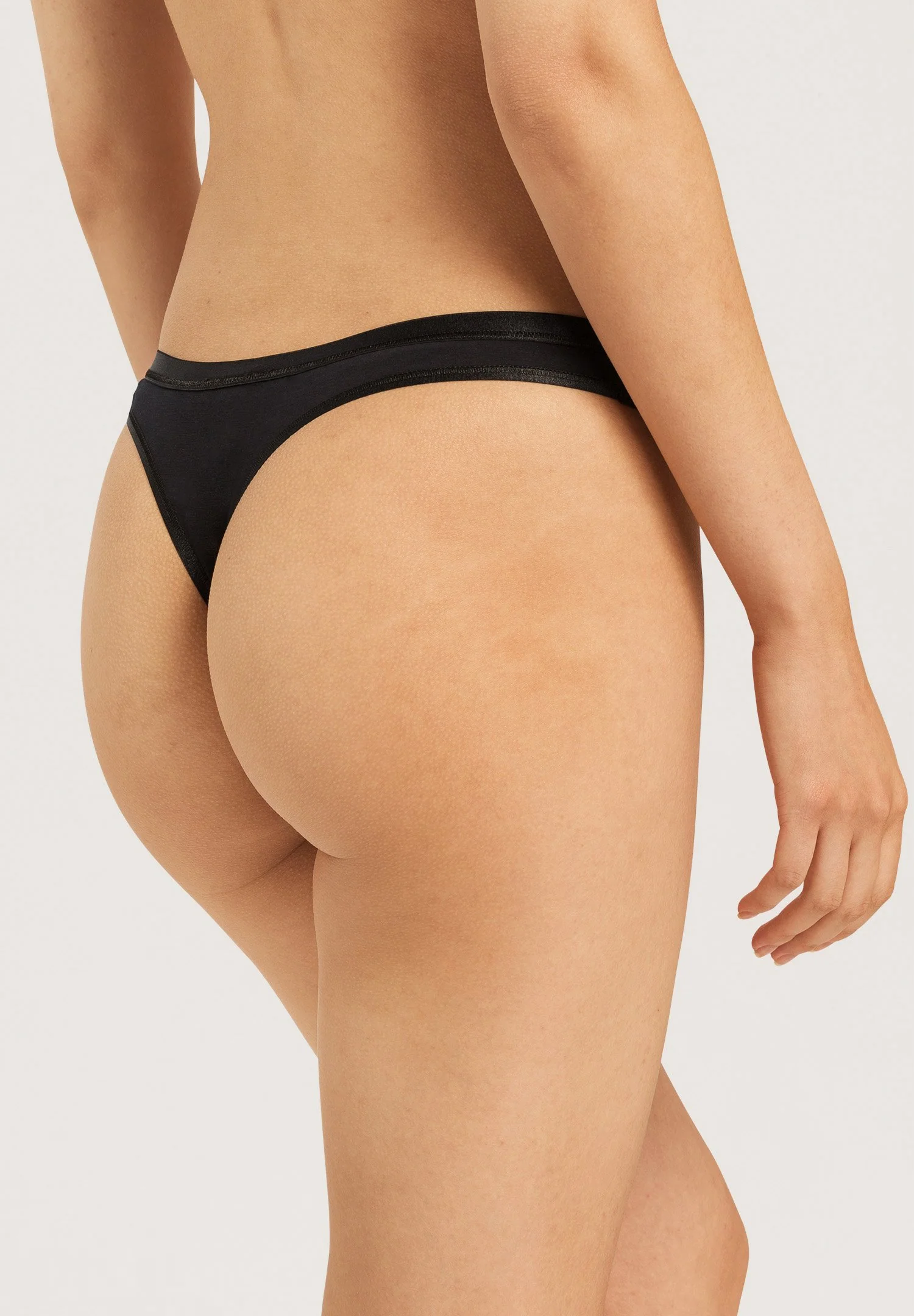 Cotton Sensation Thong | black 071402-070019 - Image 4