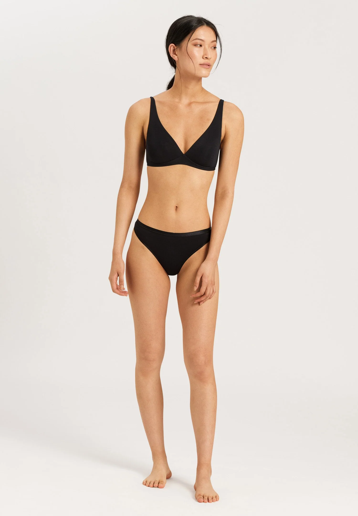 Cotton Sensation Thong | black 071402-070019 - Image 5
